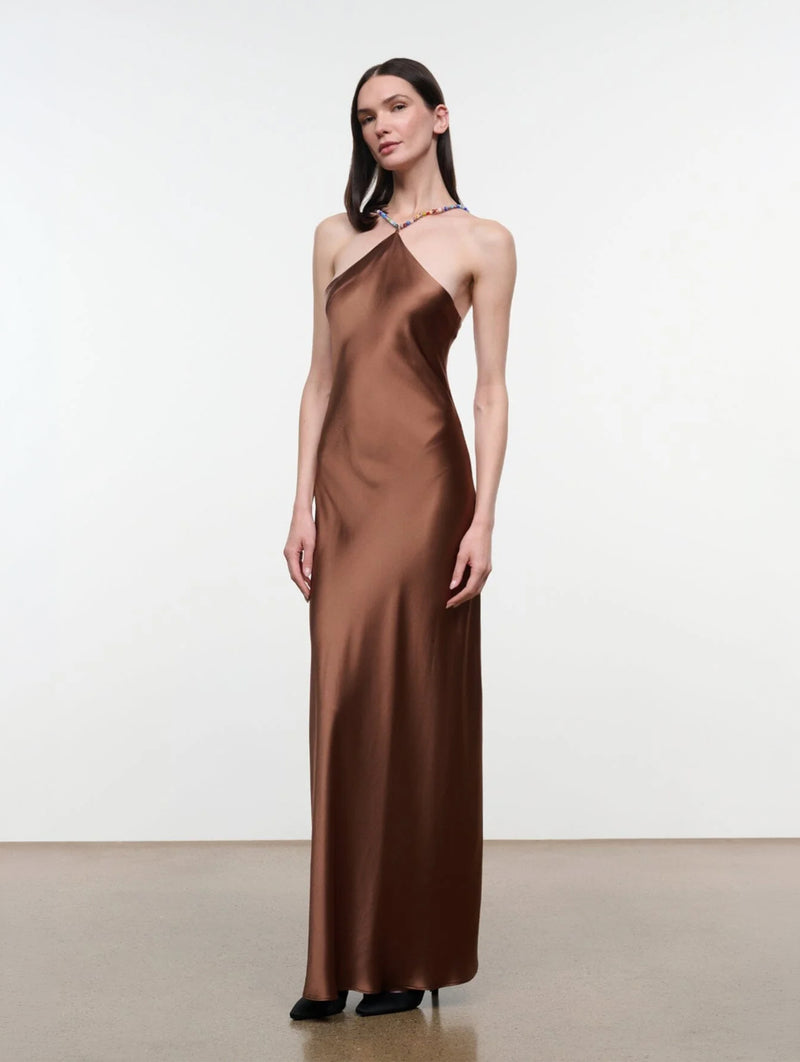 Cadence Dress in Cigar