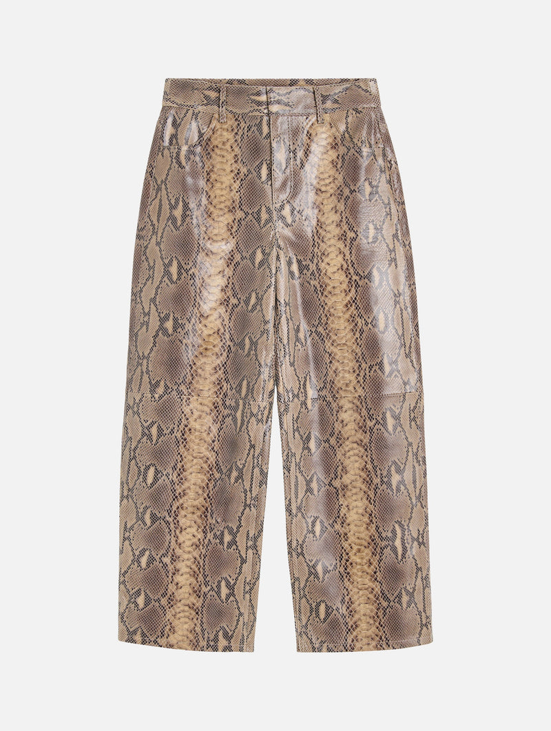 Cailys Leather Trousers in Snake