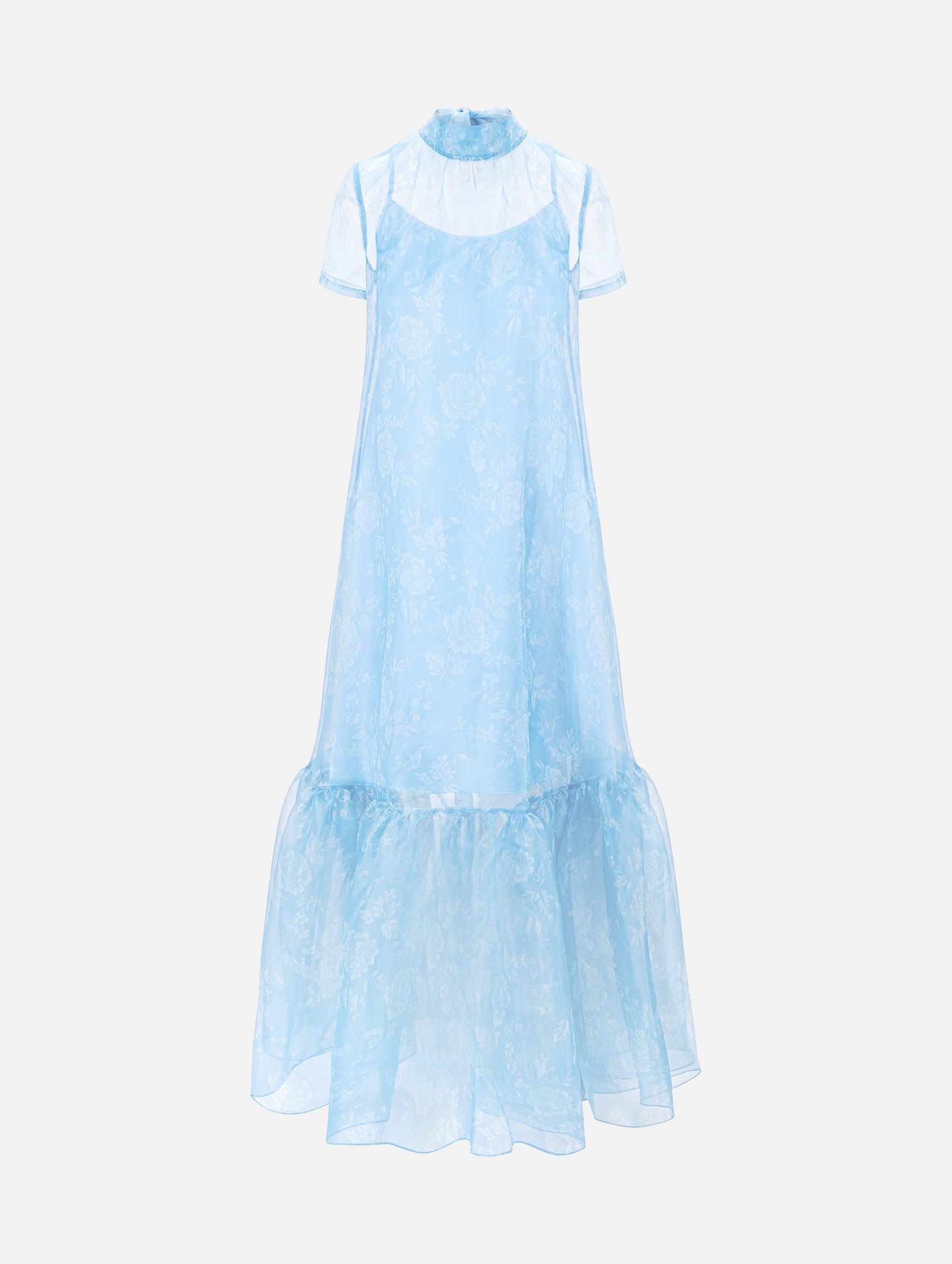 Calluna Dress in Blue Rose