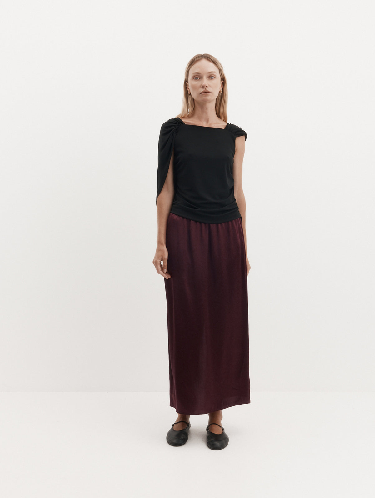 Camilla Skirt in Cassis