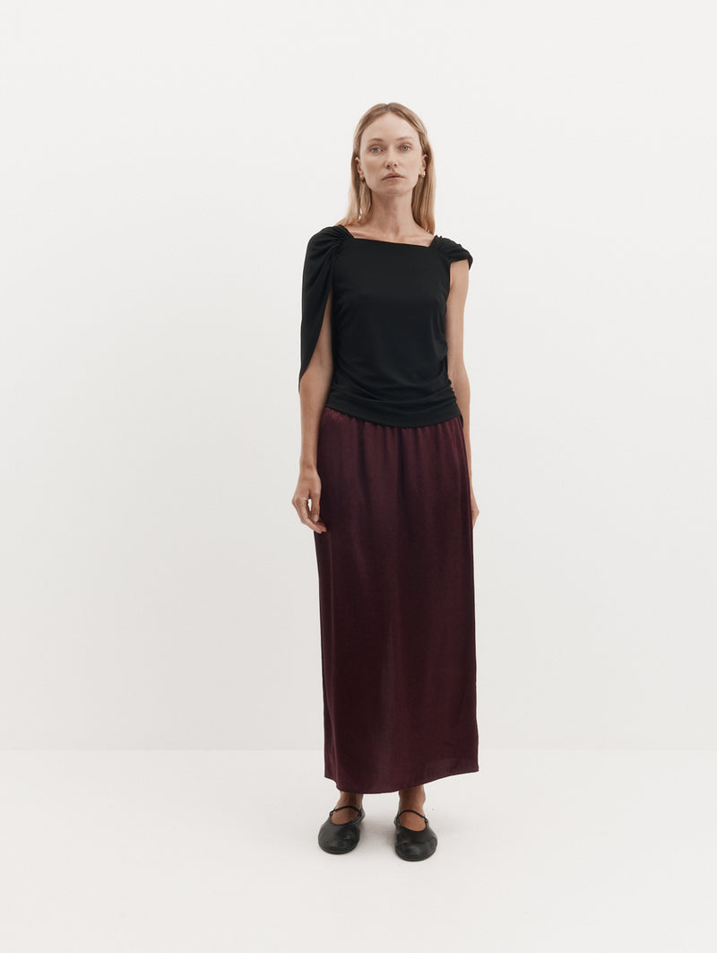 Camilla Skirt in Cassis
