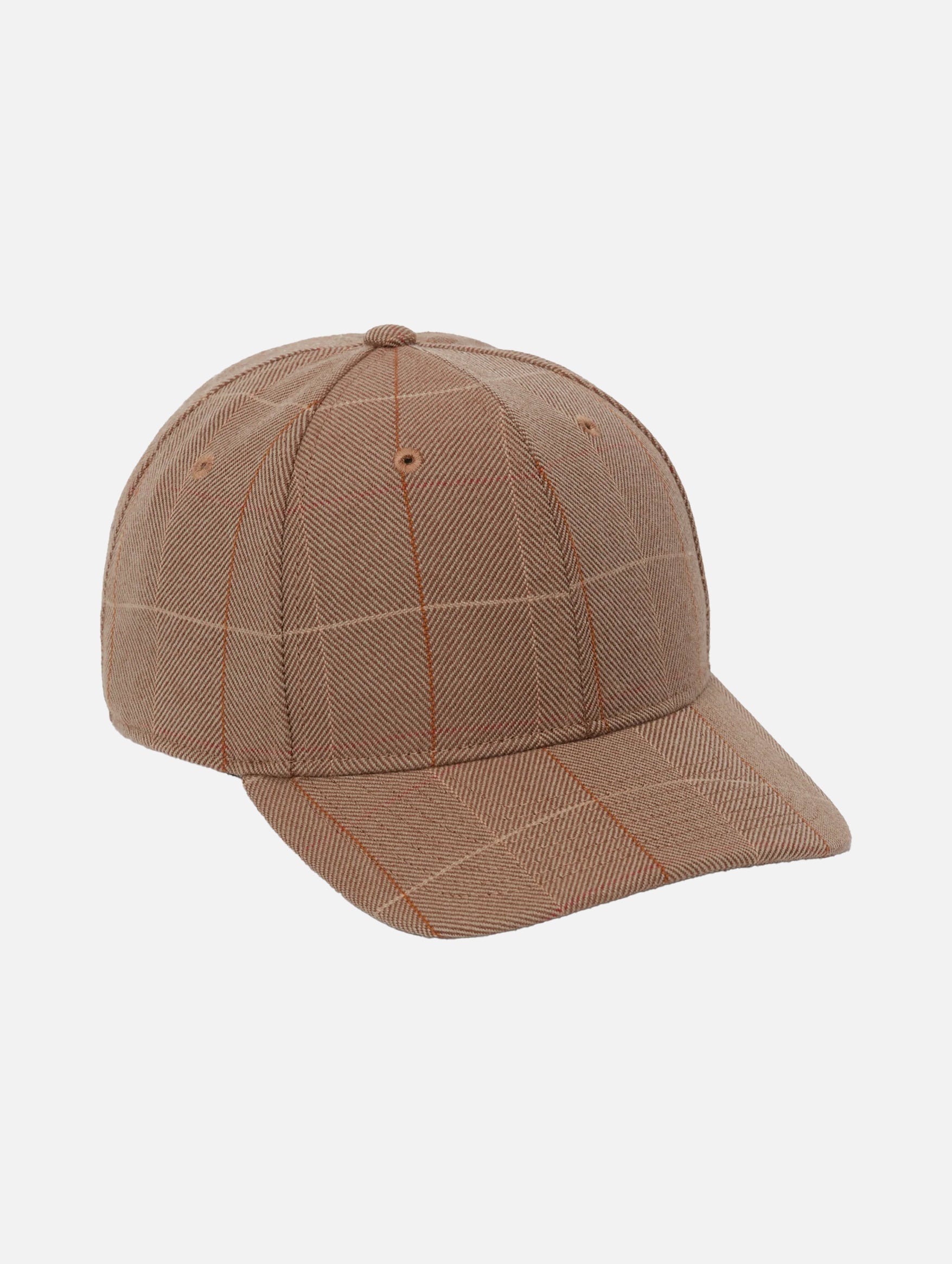 Logo Cap in Camel Multi