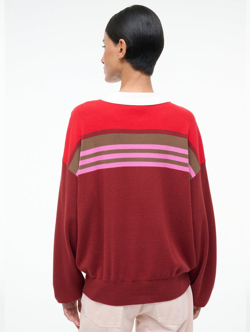 Sail Top Cardinal in Multi Stripe