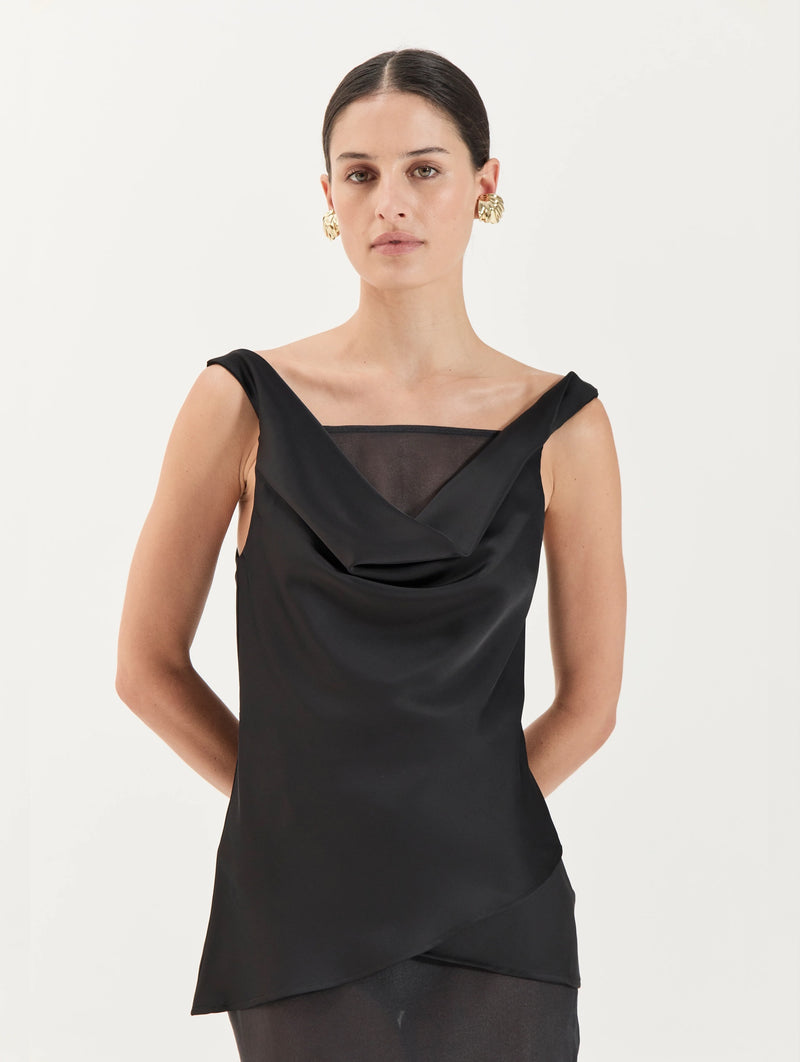 Carla Top in Noir