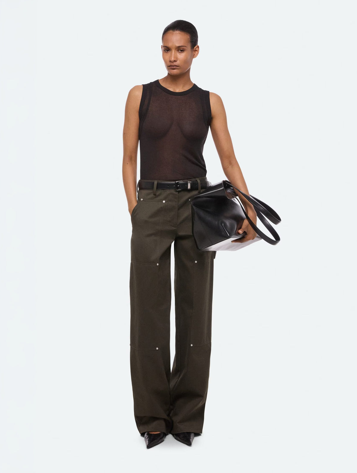 Carpenter Pant in Dark Moss