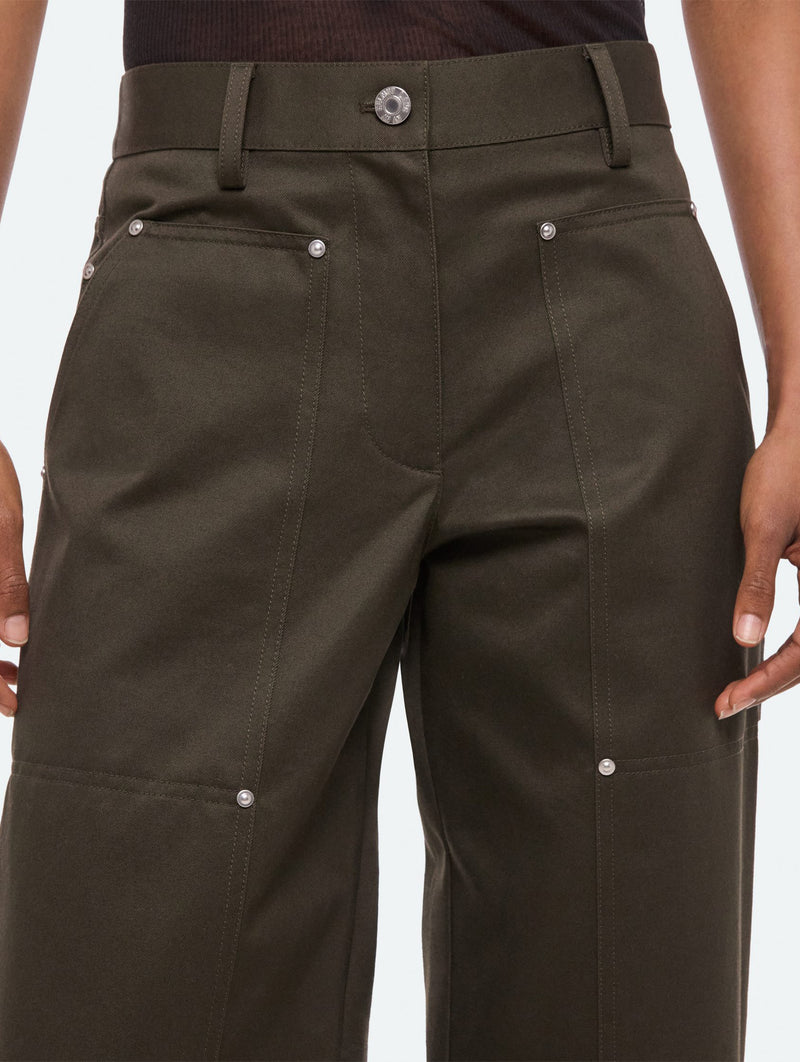 Carpenter Pant in Dark Moss