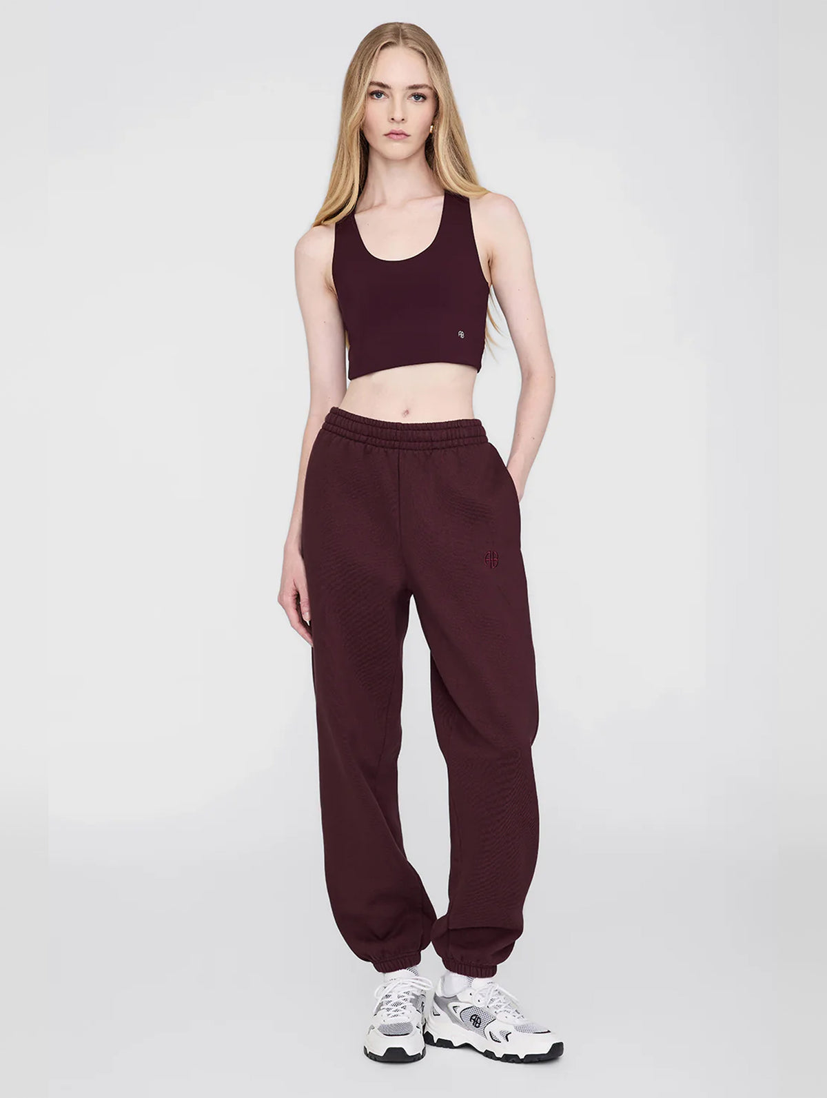 Karter Jogger in Dark Burgundy