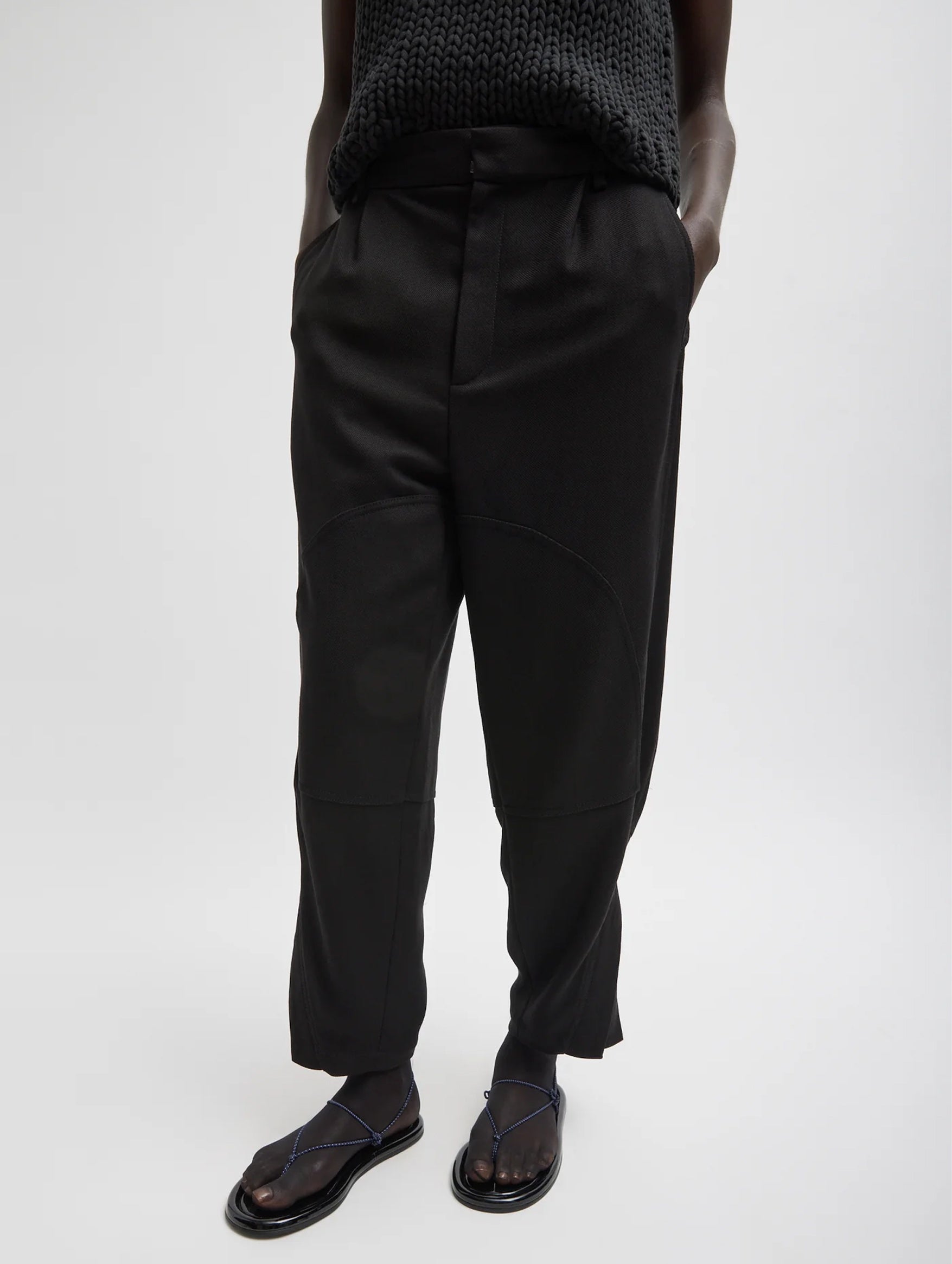 Cavalier Twill Short Colt Trouser in Black