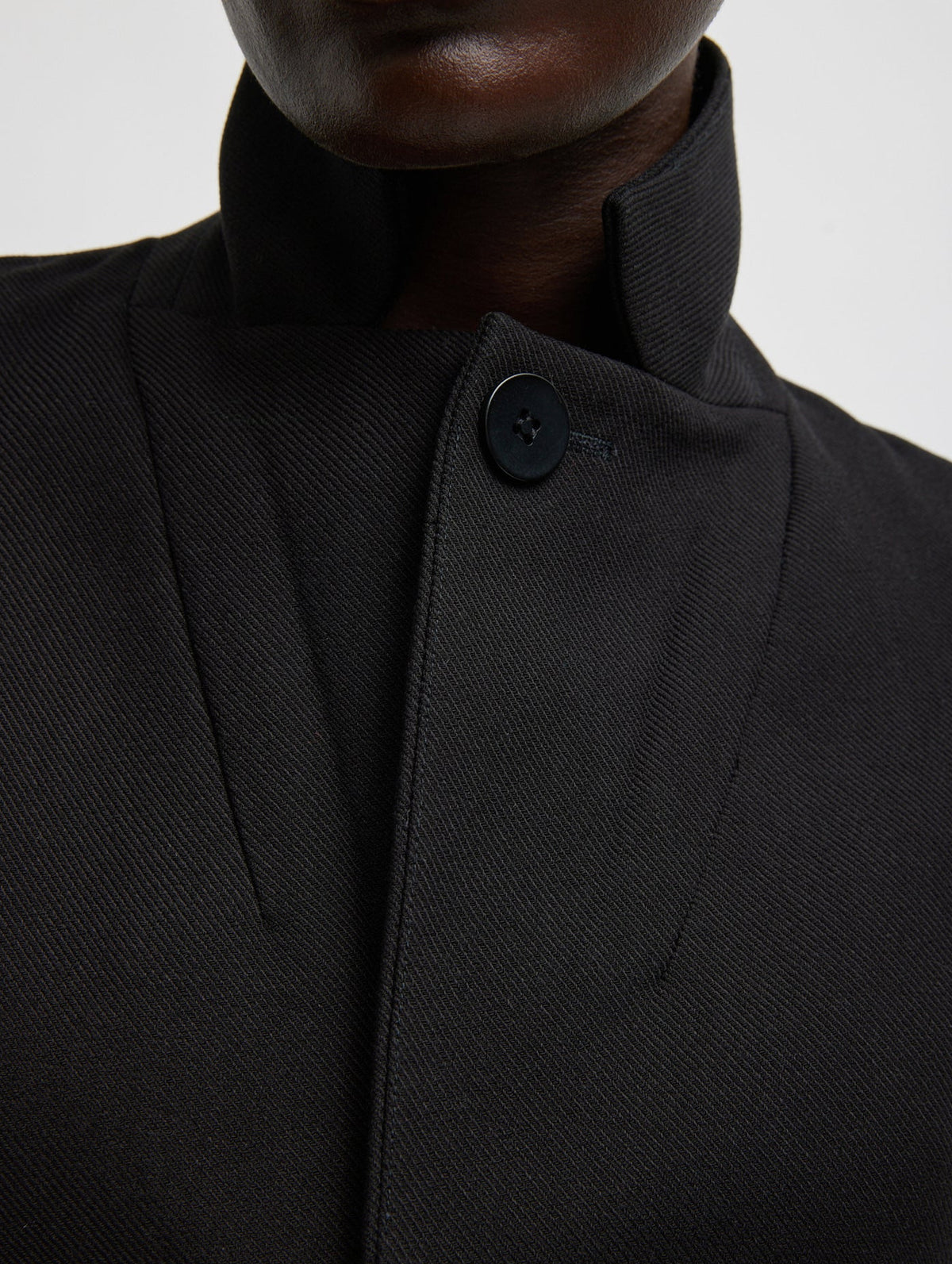 Cavalier Twill Shrunken Blazer in Black