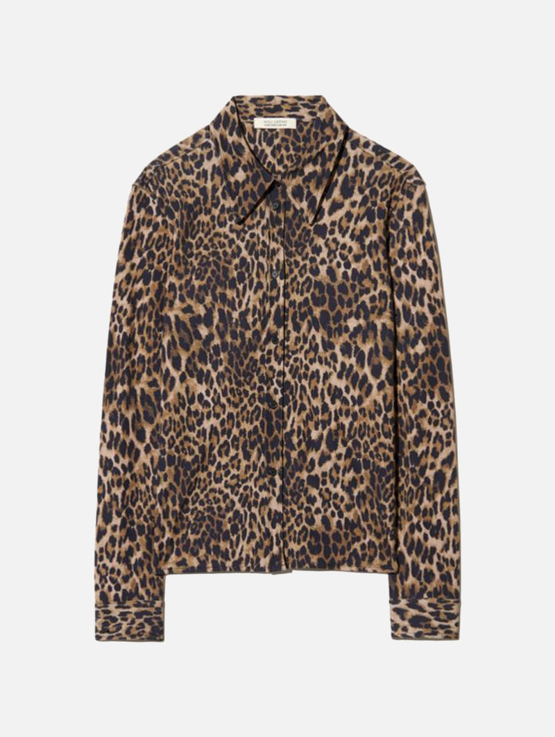 Celestine Shirt in Vintage Leopard Print