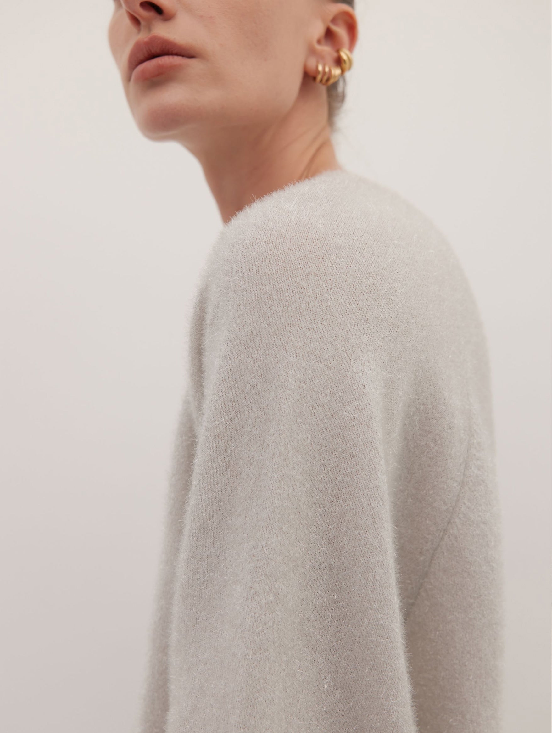 Celia Knit Jumper in Frost Sparkle