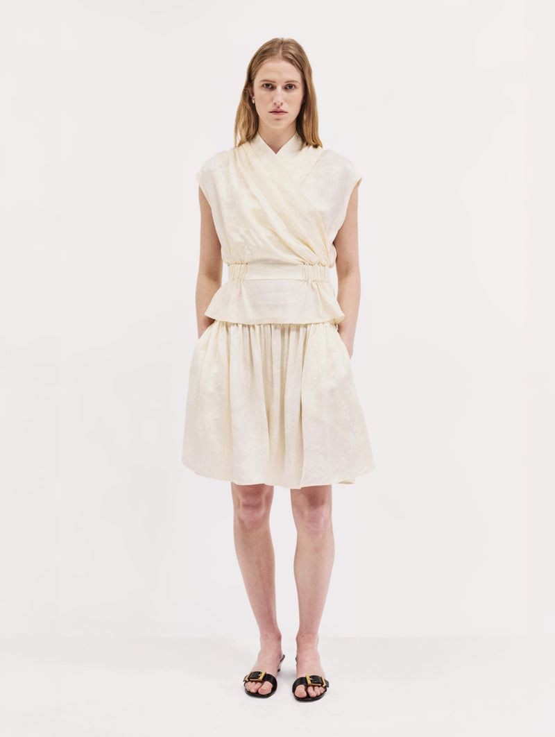 Chaimberlain Top in Ivory Tapestry