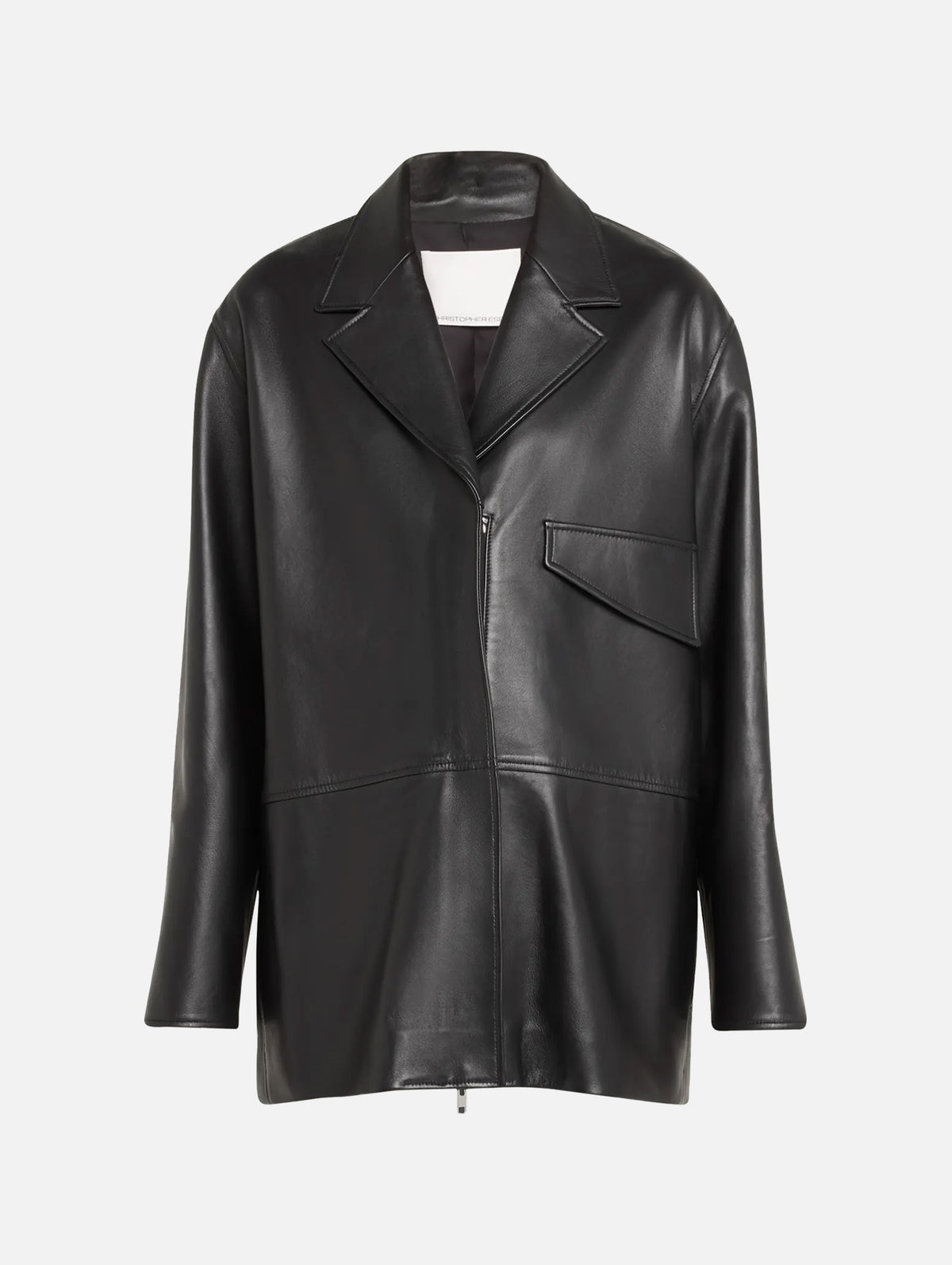 Charli Leather Jacket in Black