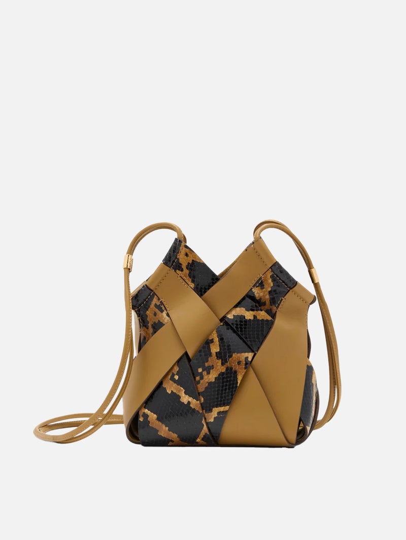 Charlotte Leather Crossbody in Desert