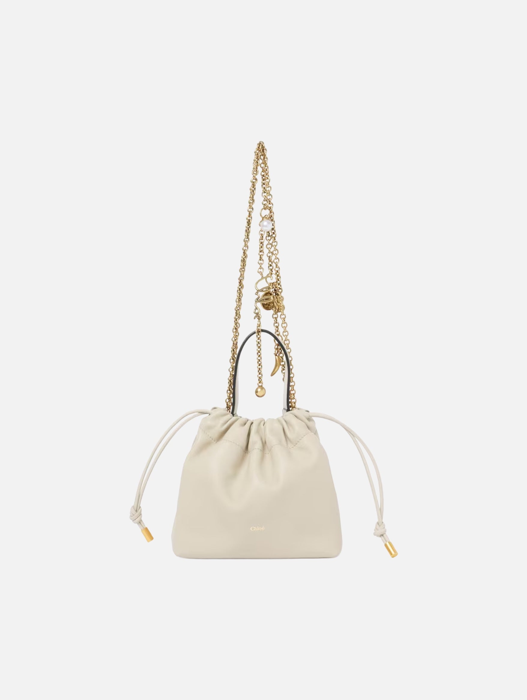 Chloé Icons Mini Shoulder Bag in Cloudy Cream