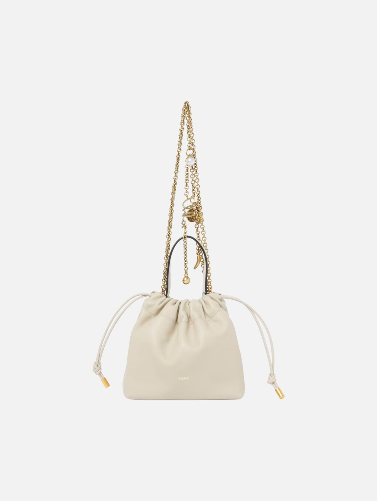 Chloé Icons Mini Shoulder Bag in Cloudy Cream