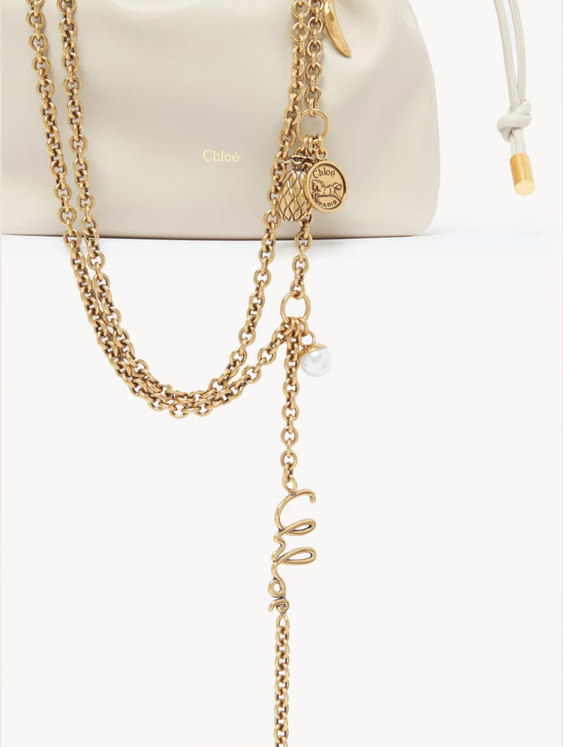 Chloé Icons Mini Shoulder Bag in Cloudy Cream