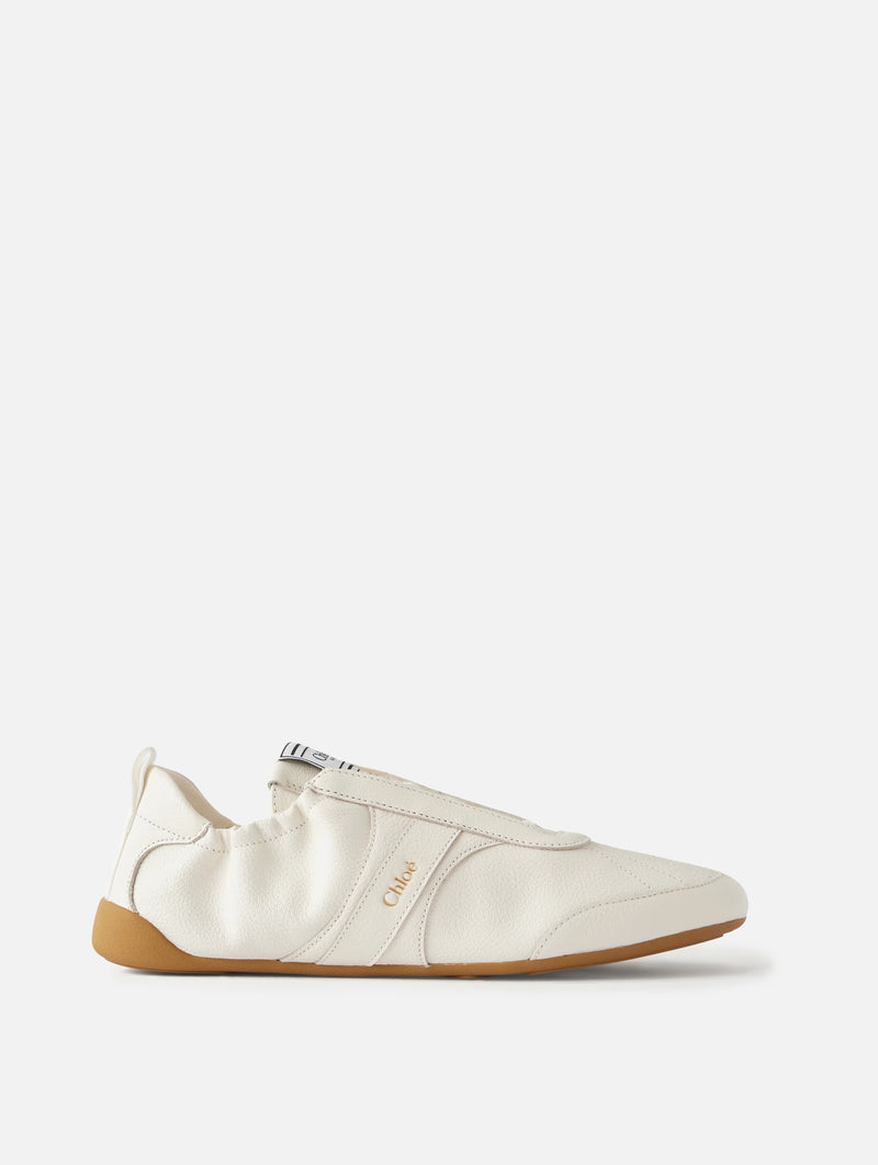 Chloé Kick Sneaker in Eggshell
