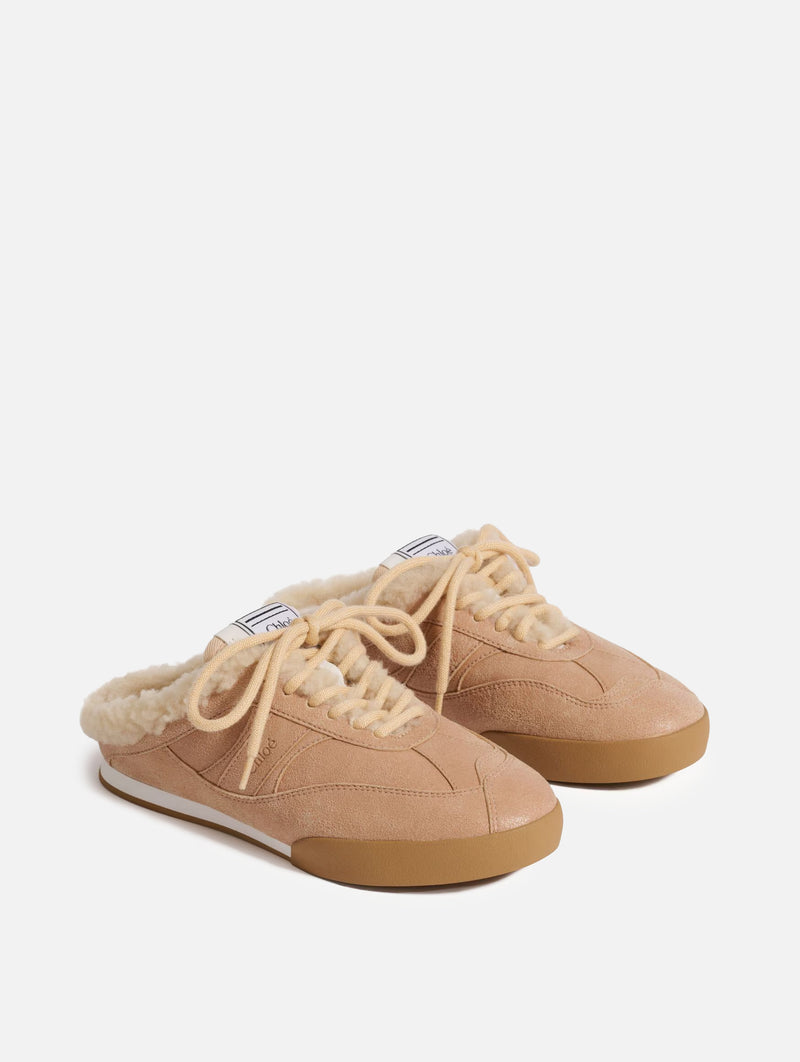 Chloé Kick Sneaker Mule in Authentic Brown