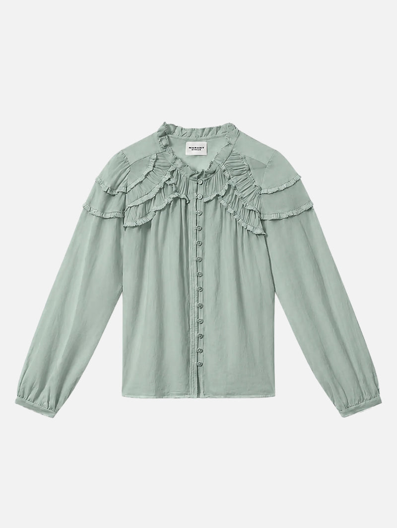 Christa Top in Sage