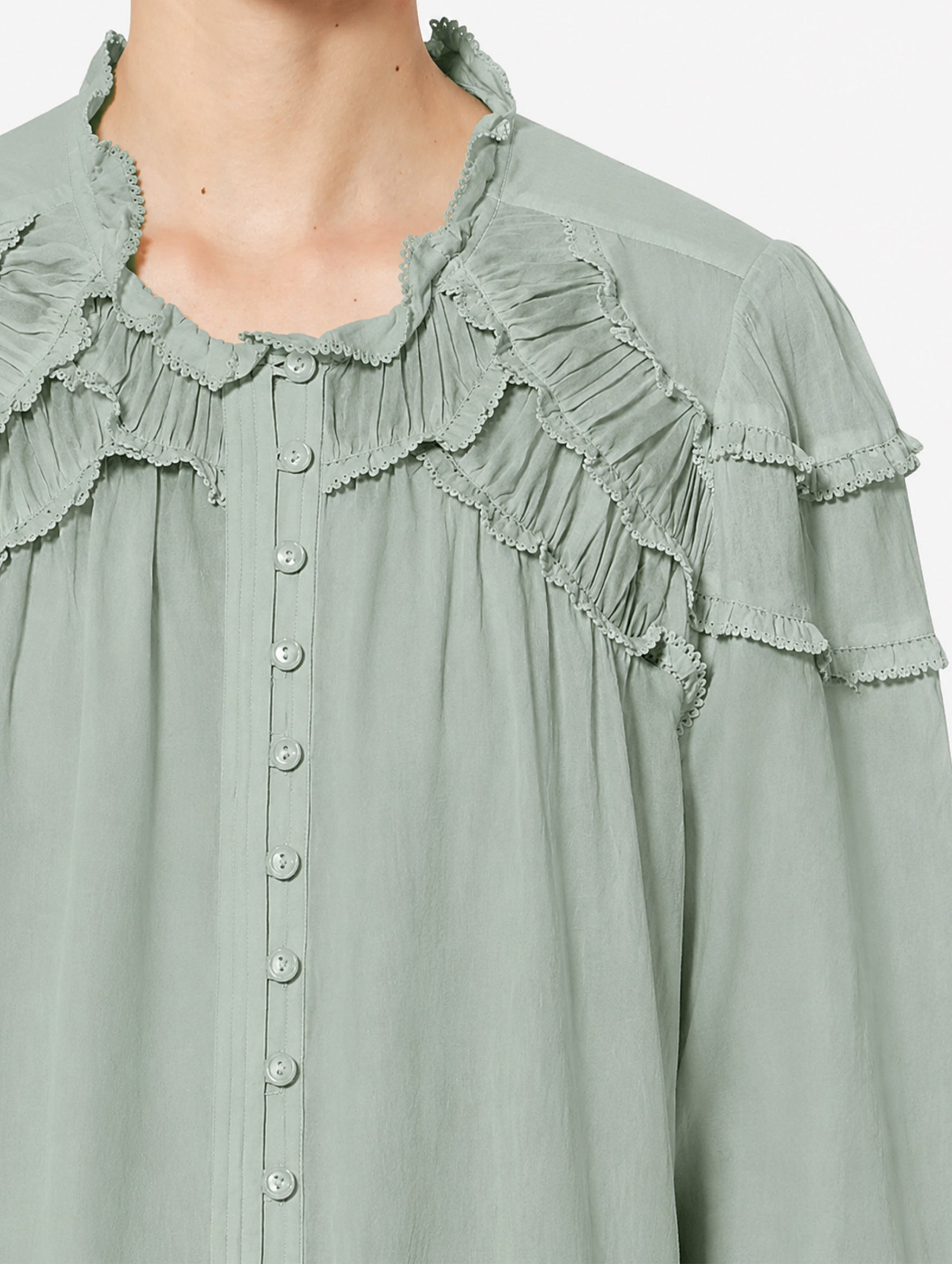 Christa Top in Sage