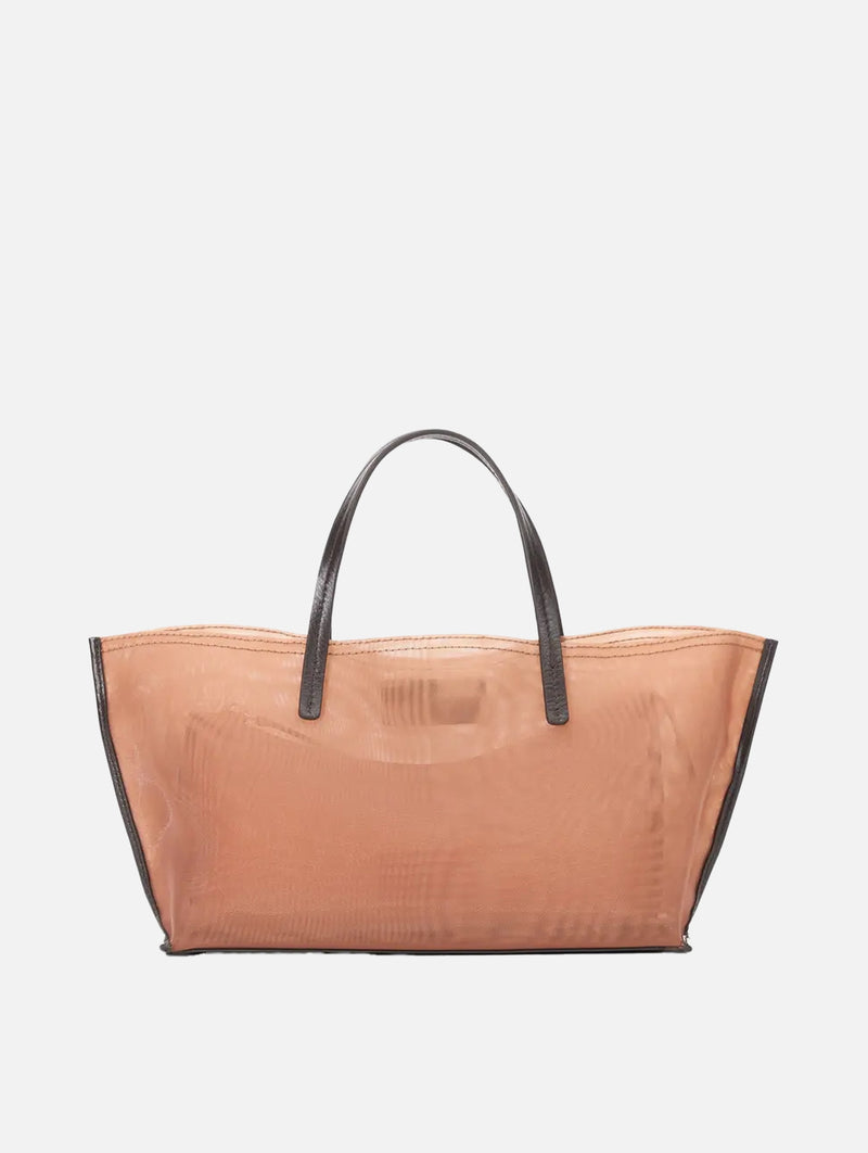 Christos Mini Mesh Tote in Camel