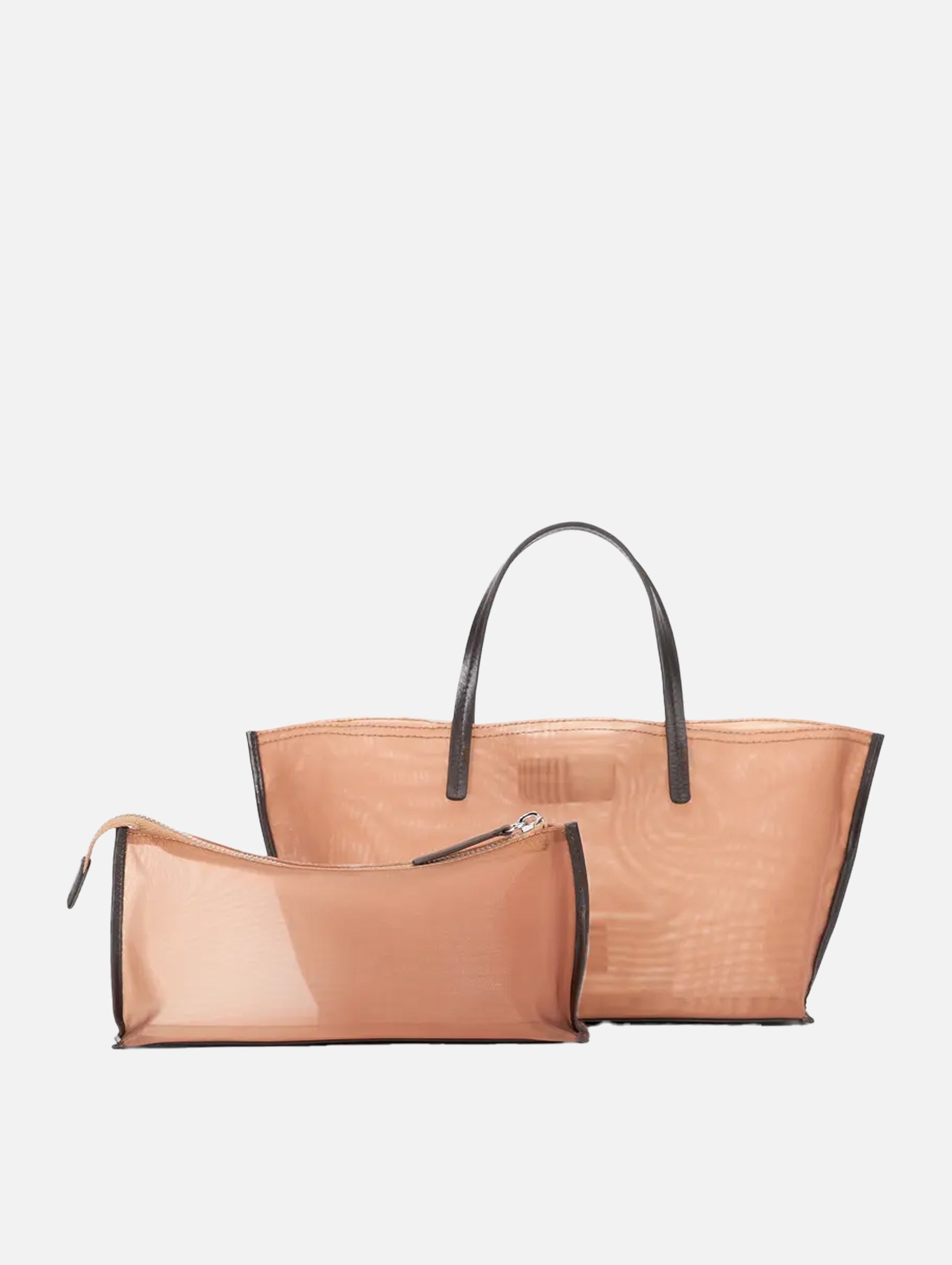 Christos Mini Mesh Tote in Camel