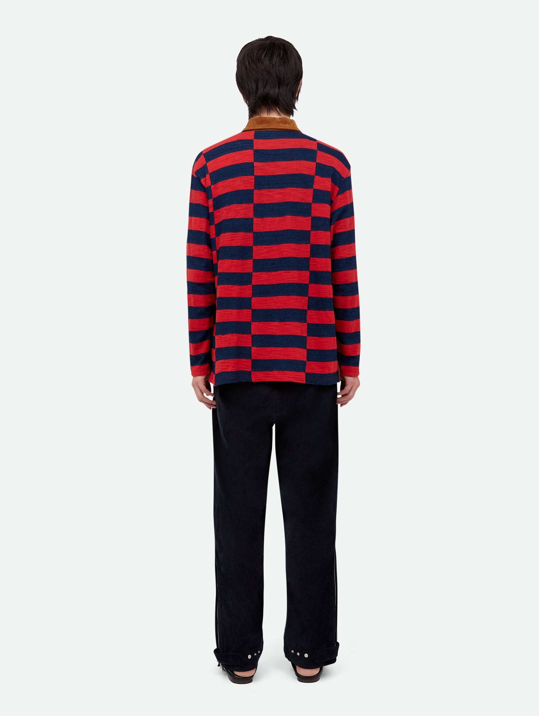 City Polo in Red and Navy