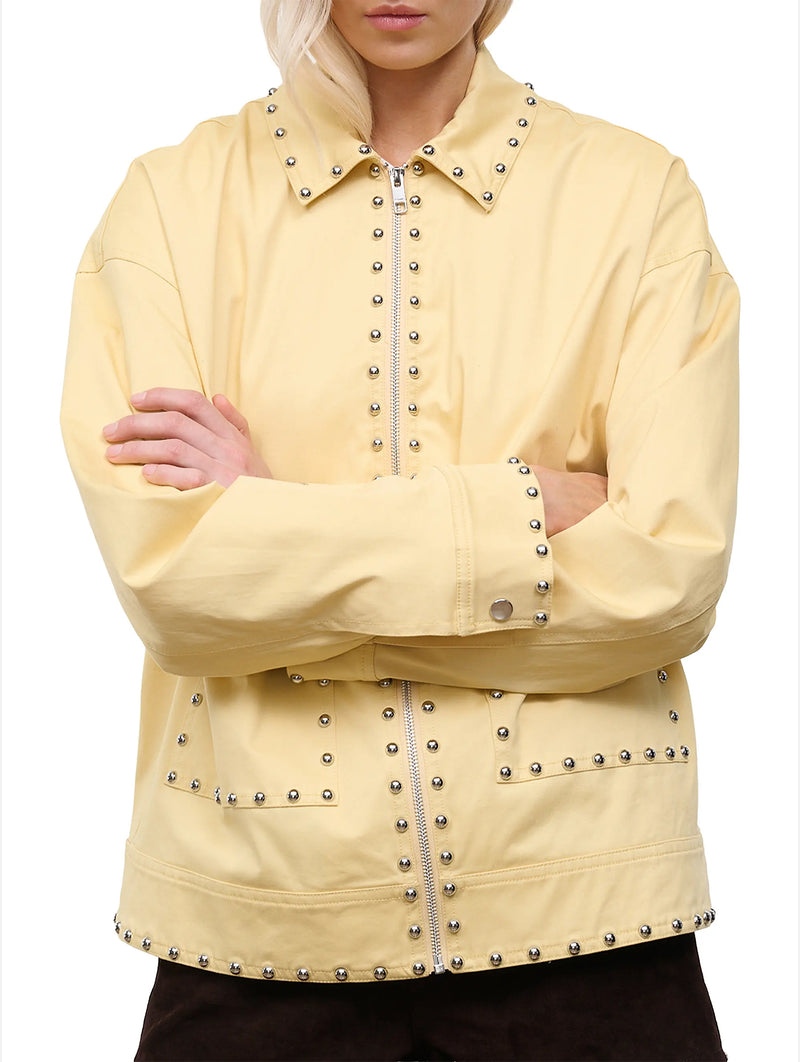 Clarke Jacket in Butter Studs