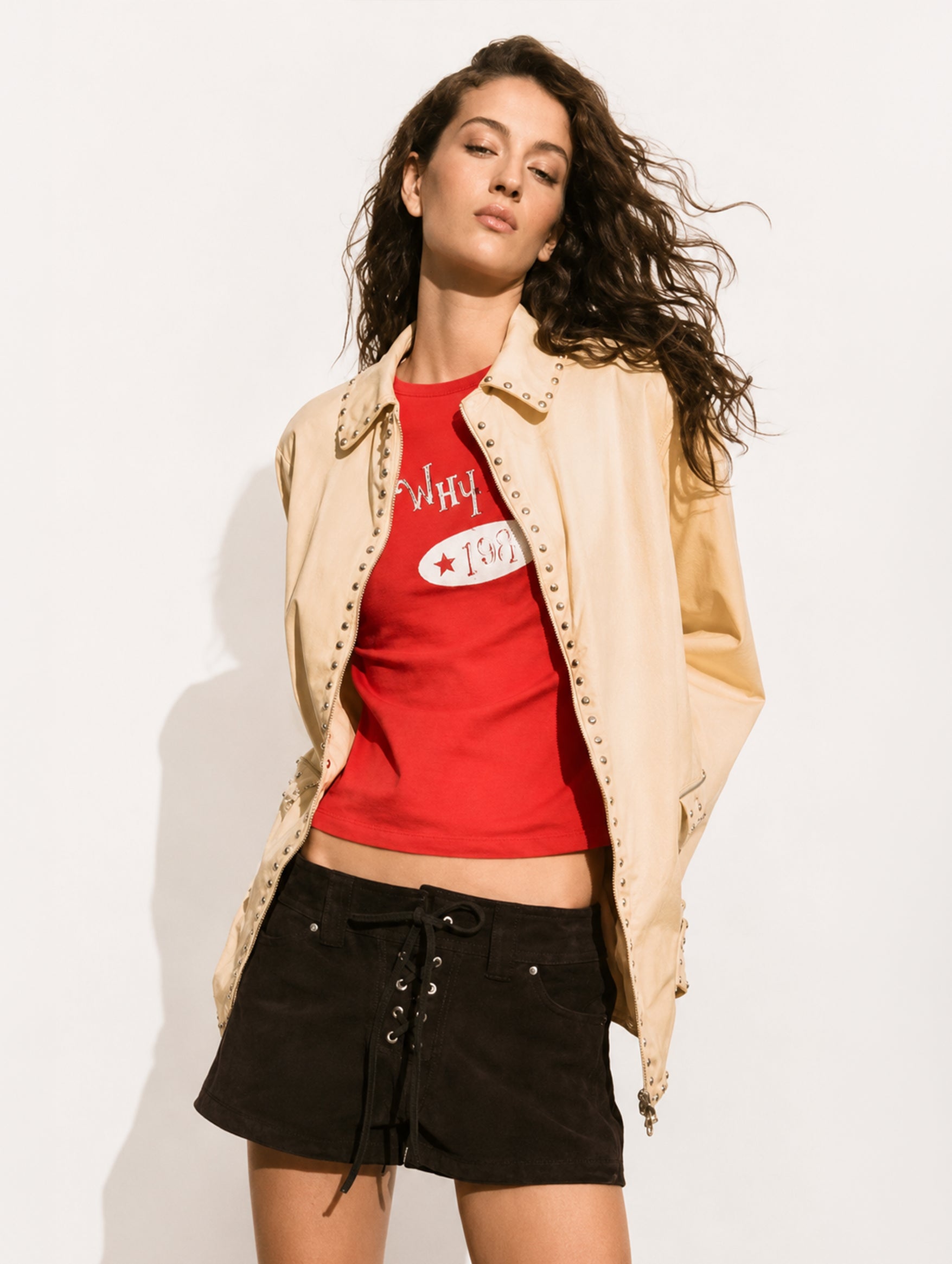 Clarke Jacket in Butter Studs