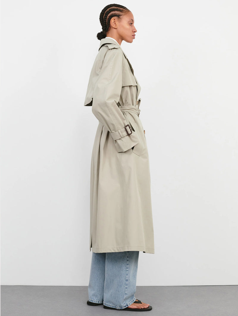 Classic Trench Coat in Cement