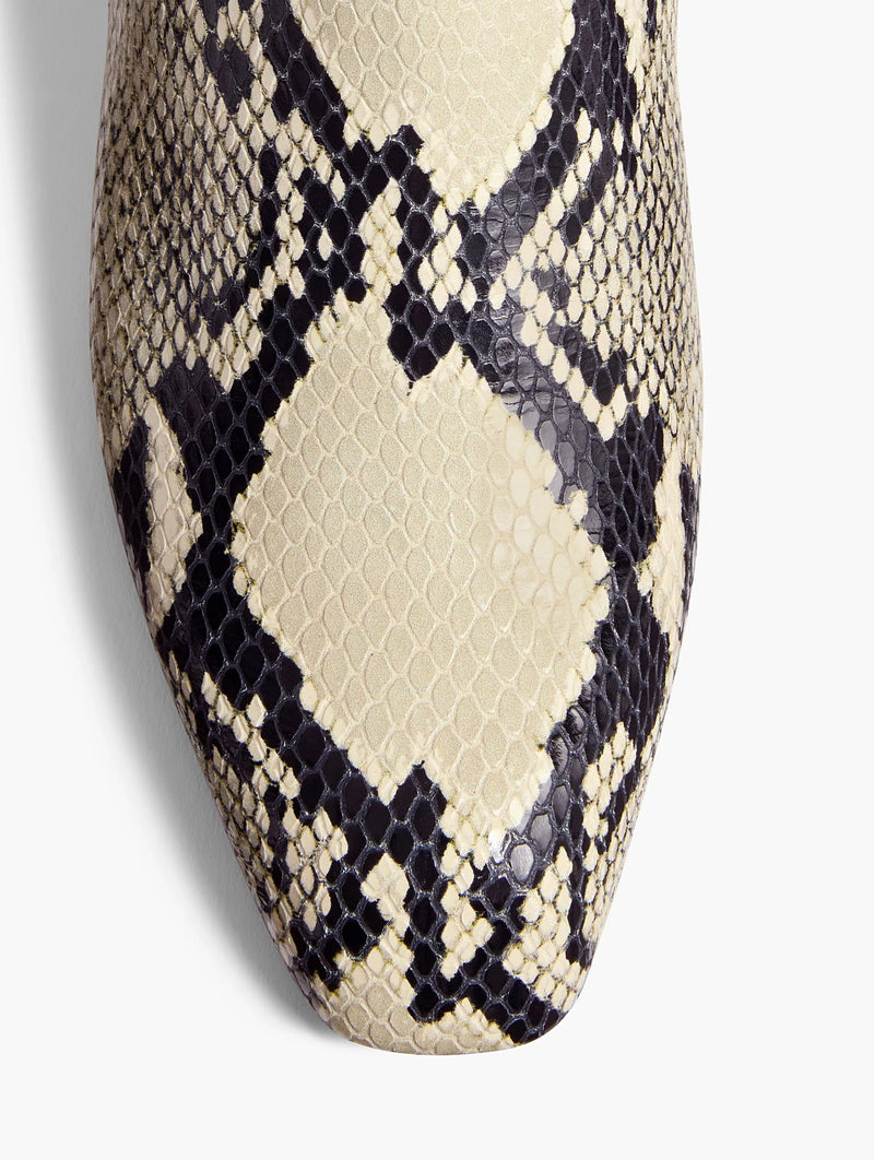 Colt Ankle Boot in Natural Python