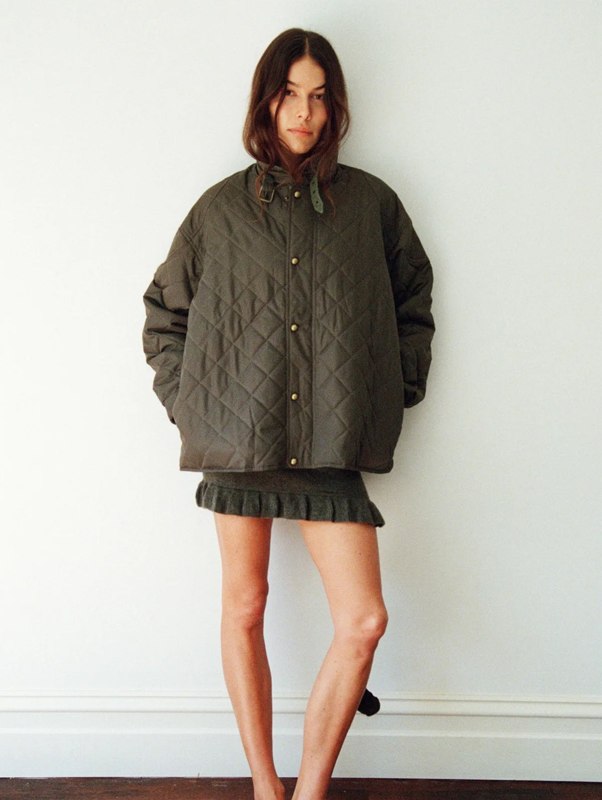 Come Rain Come Shine Jacket in Driftwood Green