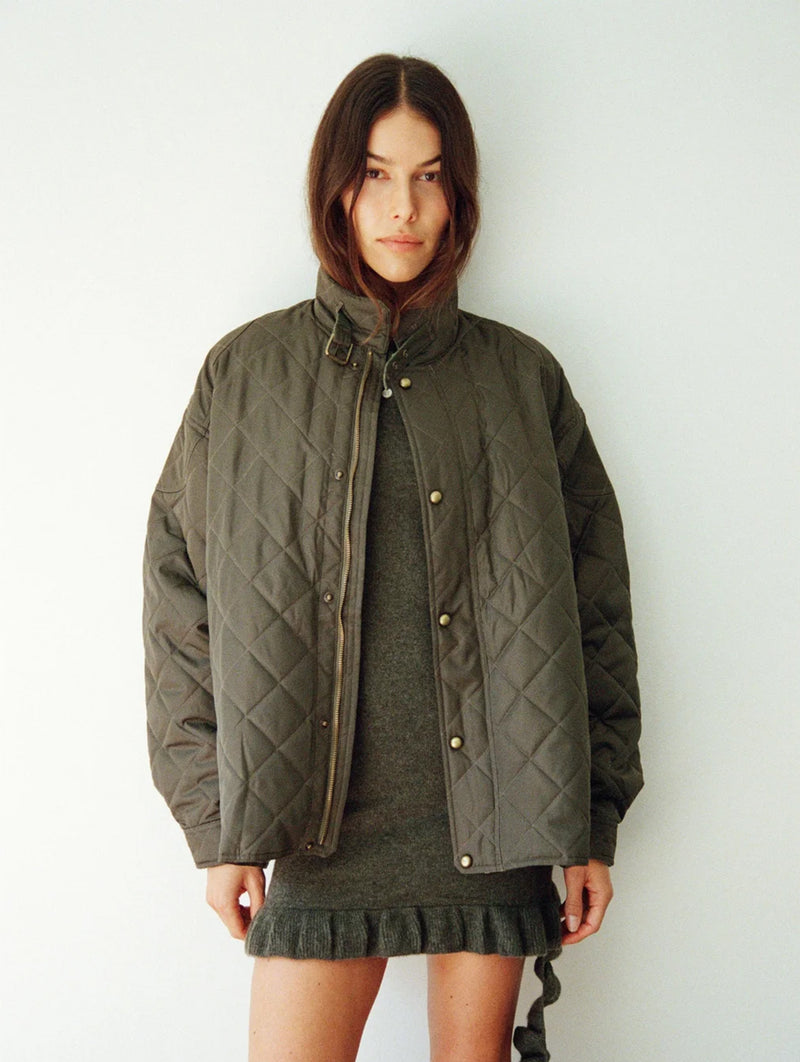 Come Rain Come Shine Jacket in Driftwood Green