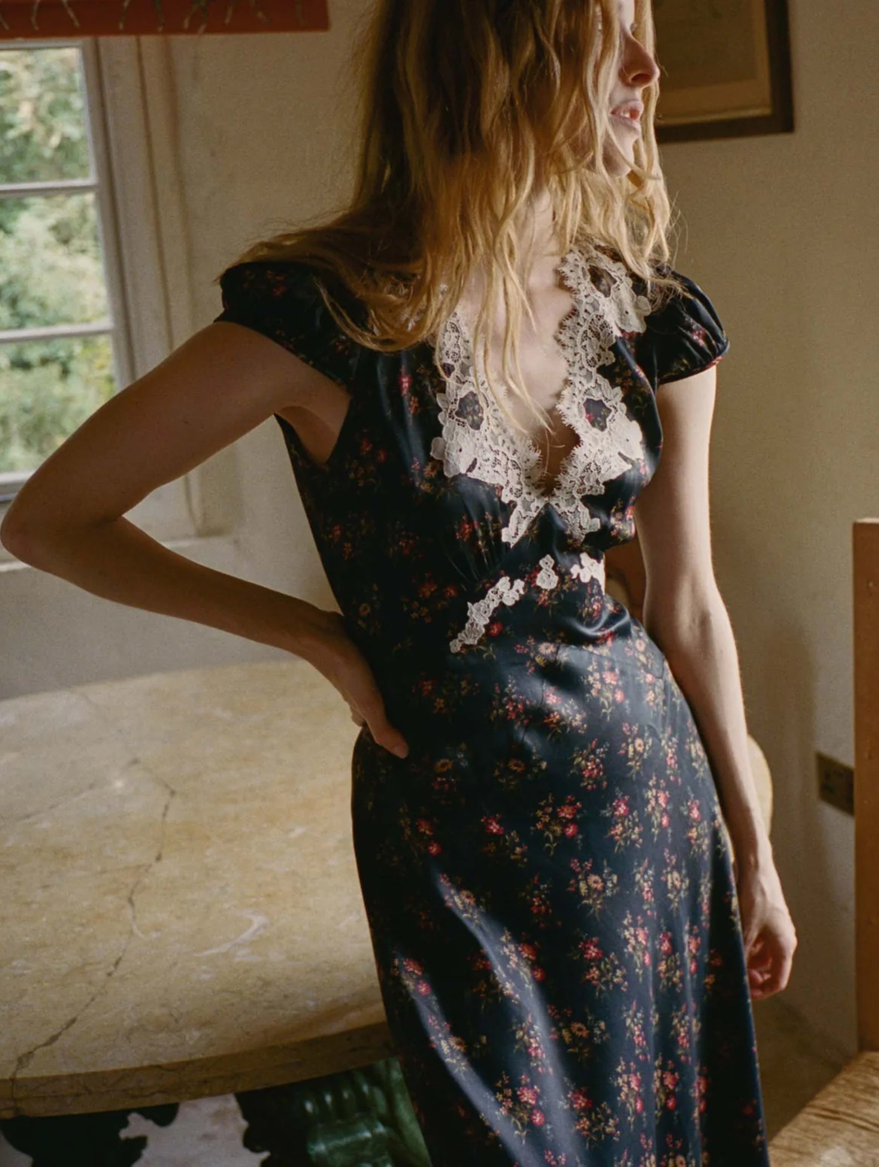 Coraline Dress in Fleur Du Palais