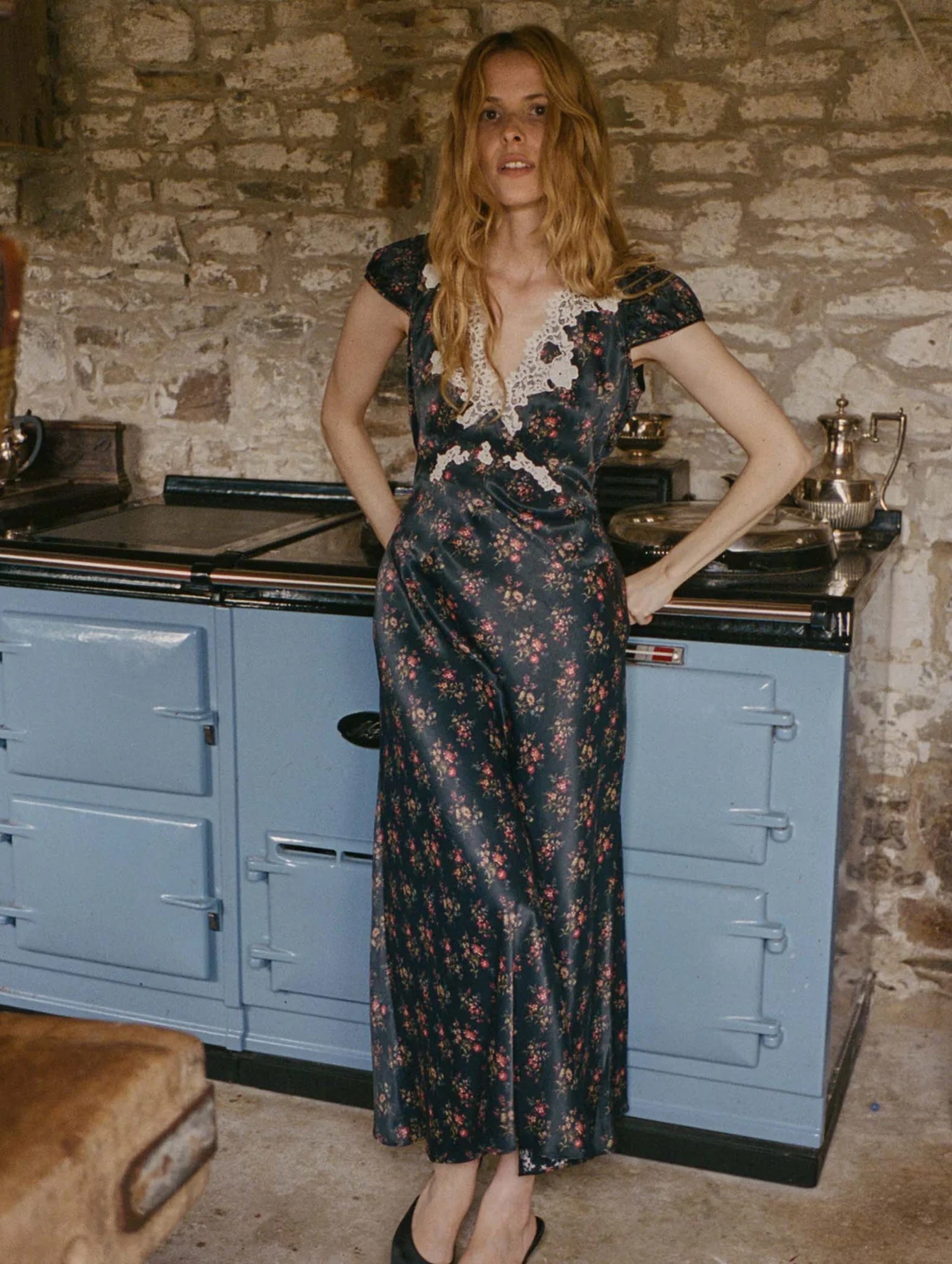 Coraline Dress in Fleur Du Palais