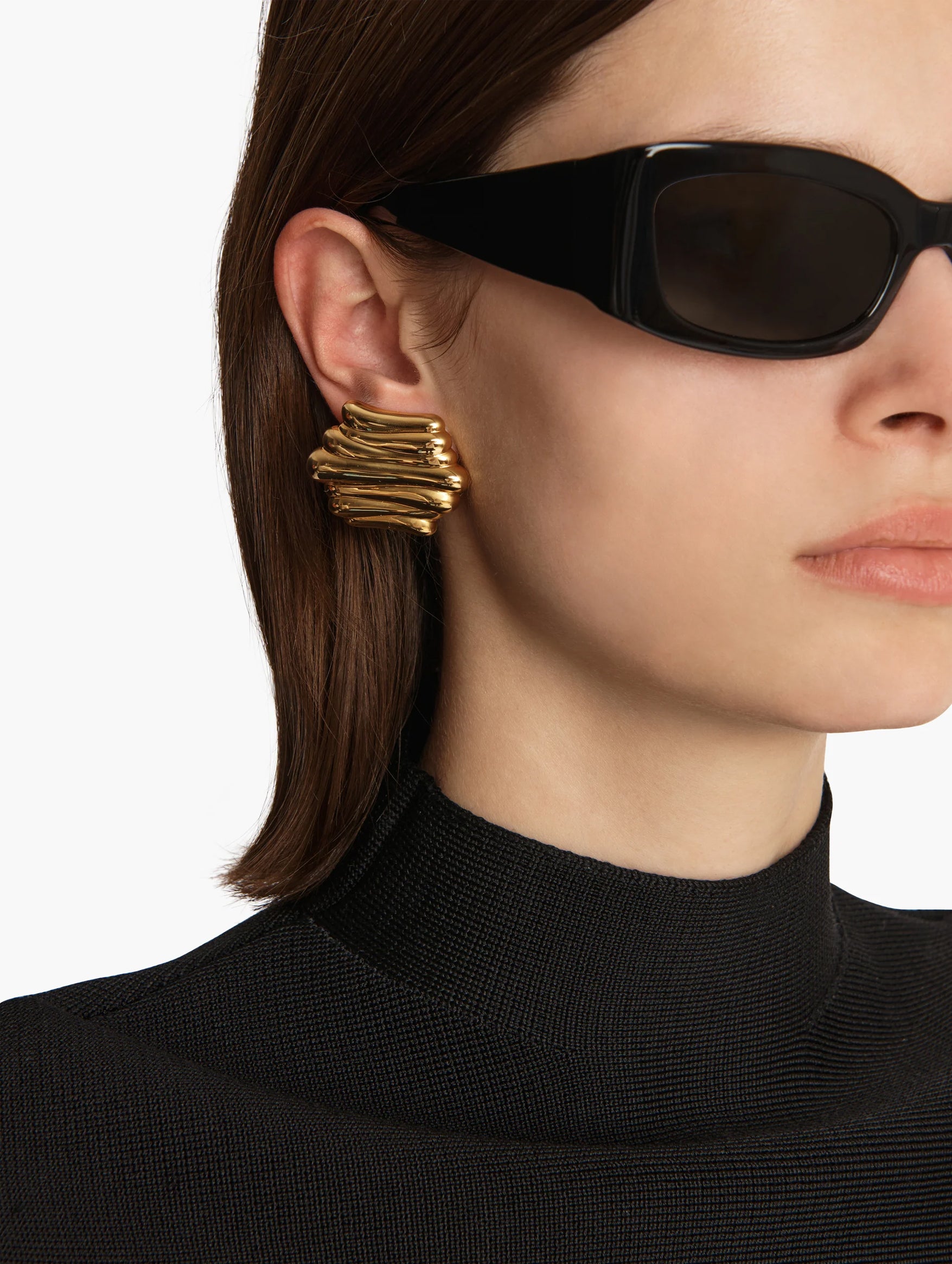 Crema Earrings in Gold