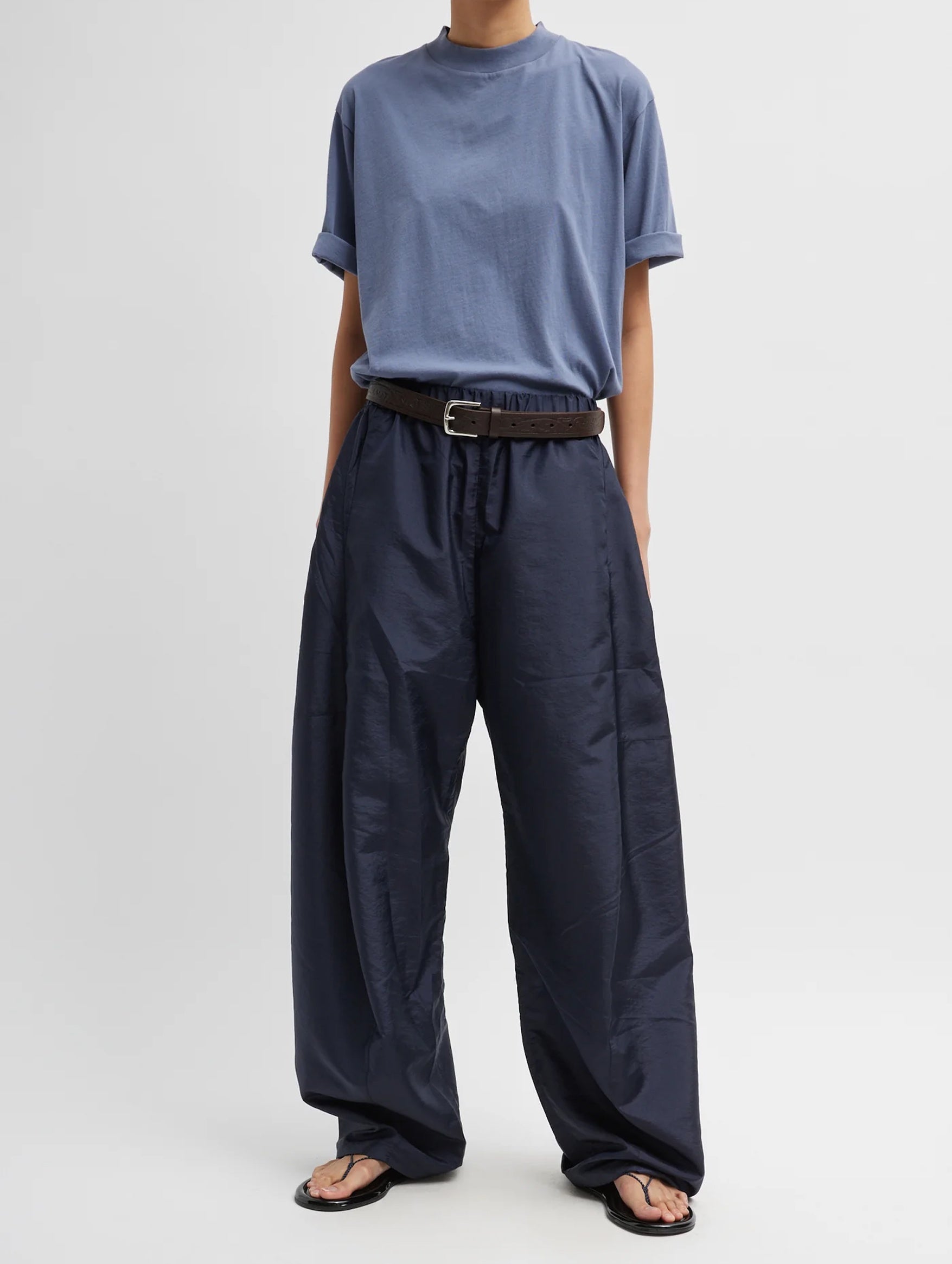 Crispy Nylon Regular Winslow Pant in Navy