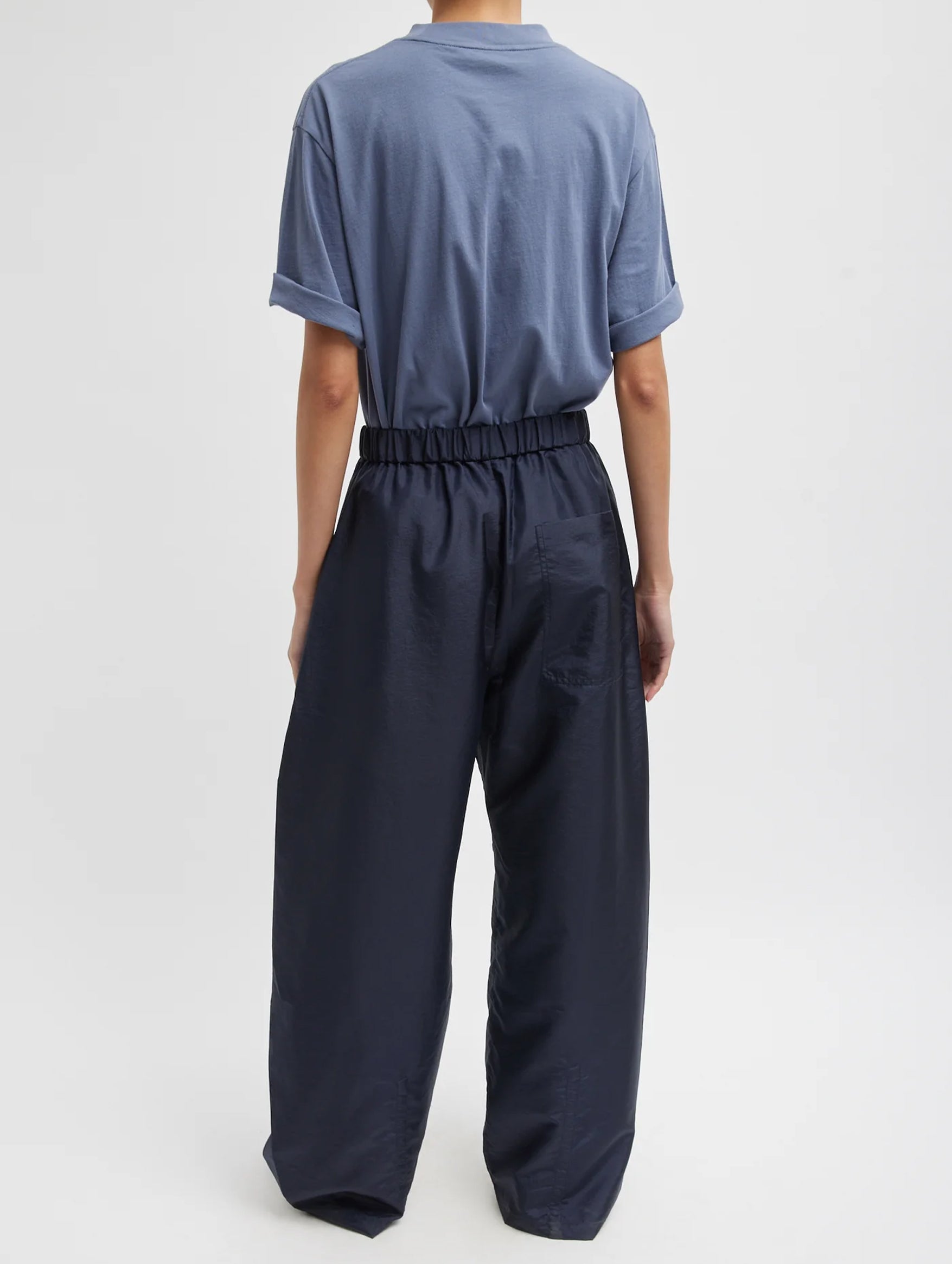 Crispy Nylon Regular Winslow Pant in Navy