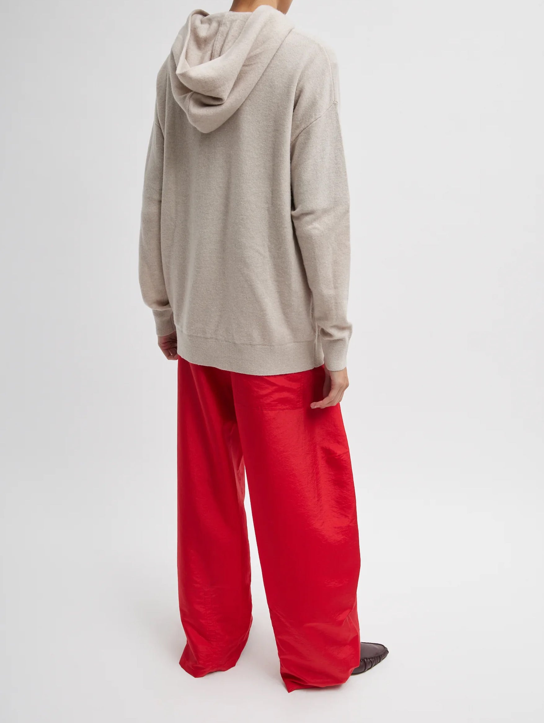 Crispy Nylon Regular Winslow Pant in Red