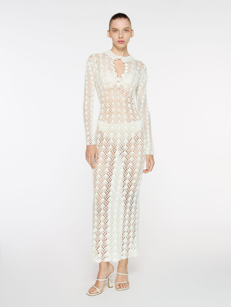 Crochet Dress in Cream