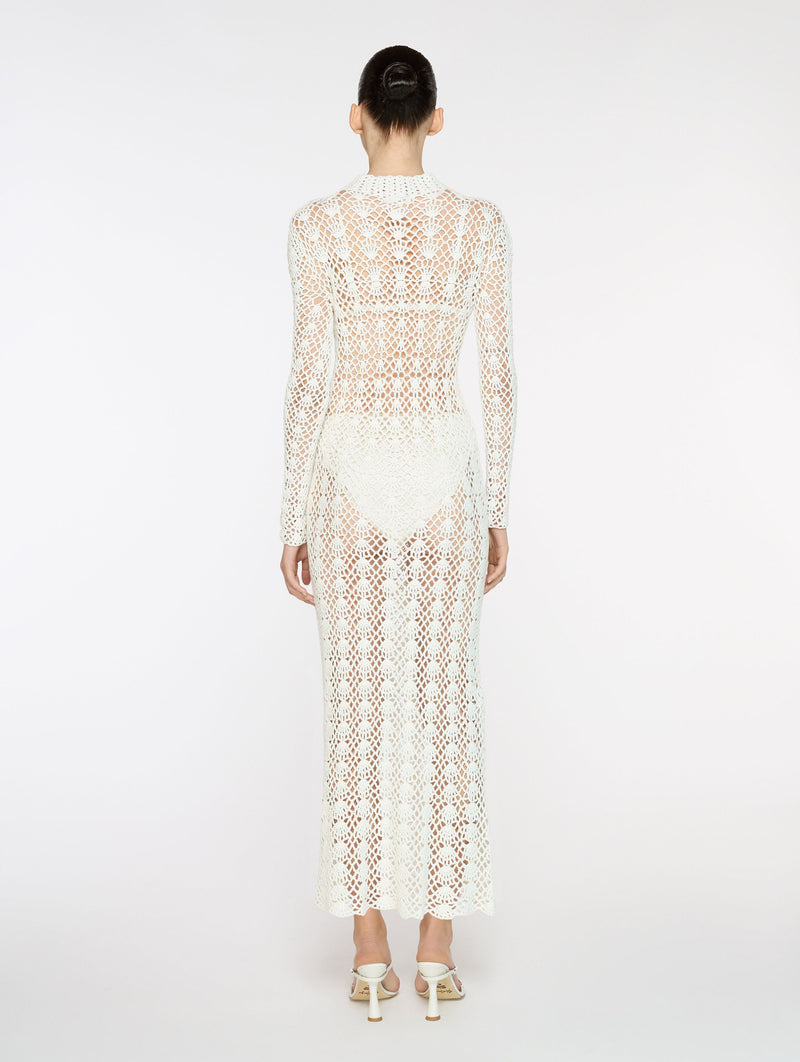 Crochet Dress in Cream