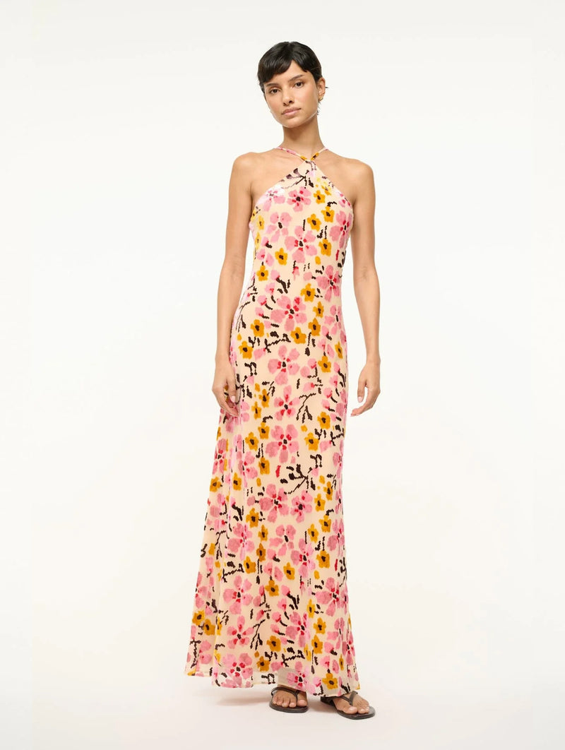 Cubism Dress in Blossom Floral Tapestry