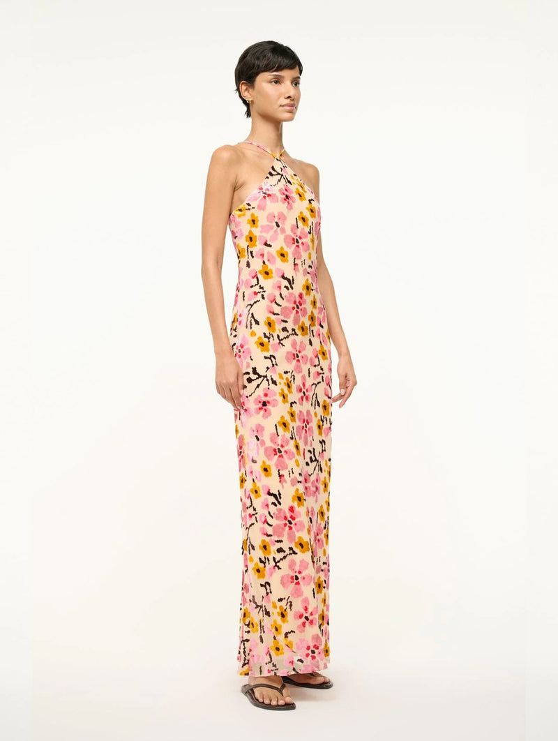Cubism Dress in Blossom Floral Tapestry