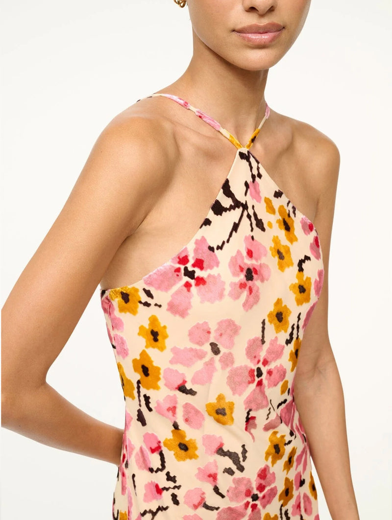 Cubism Dress in Blossom Floral Tapestry