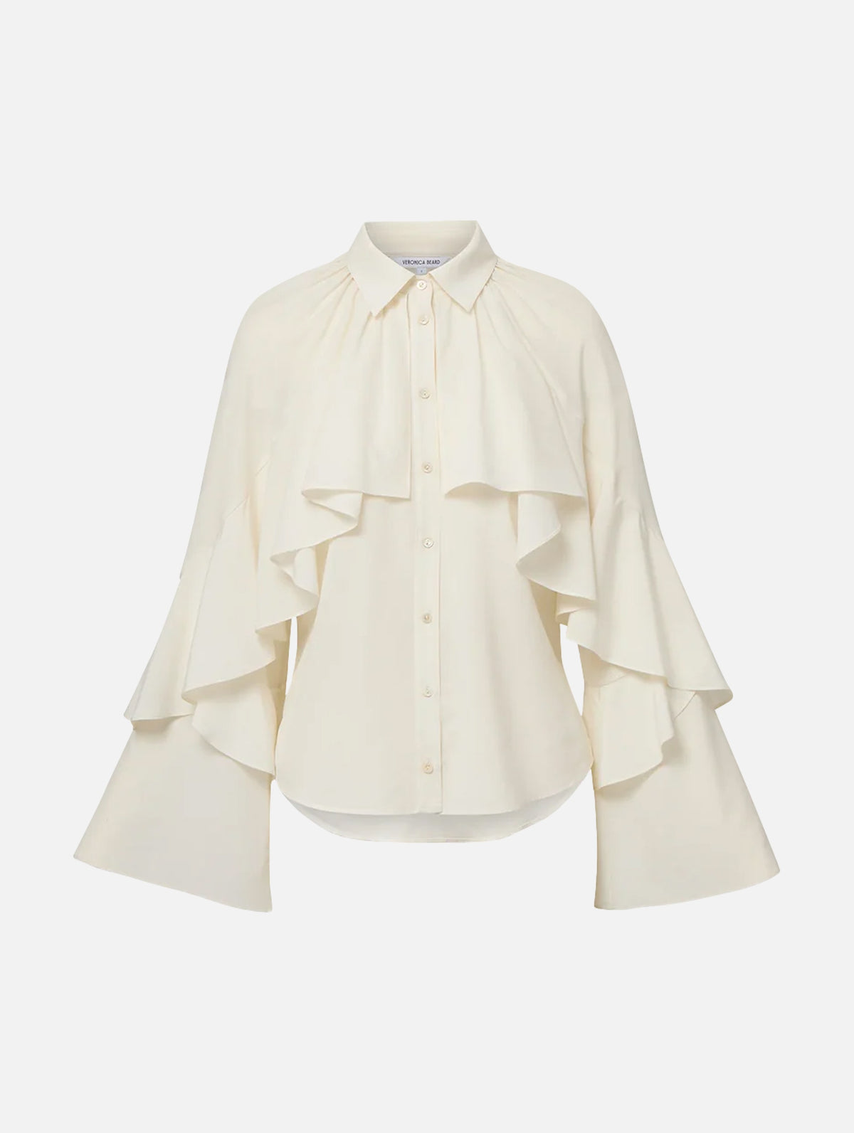 Demaris Silk Blouse in Dove