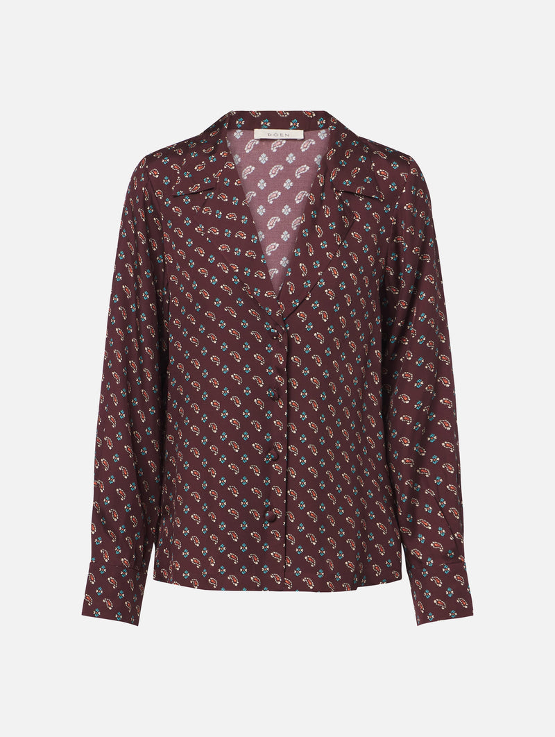 Dorsia Top in Deauville Paisley
