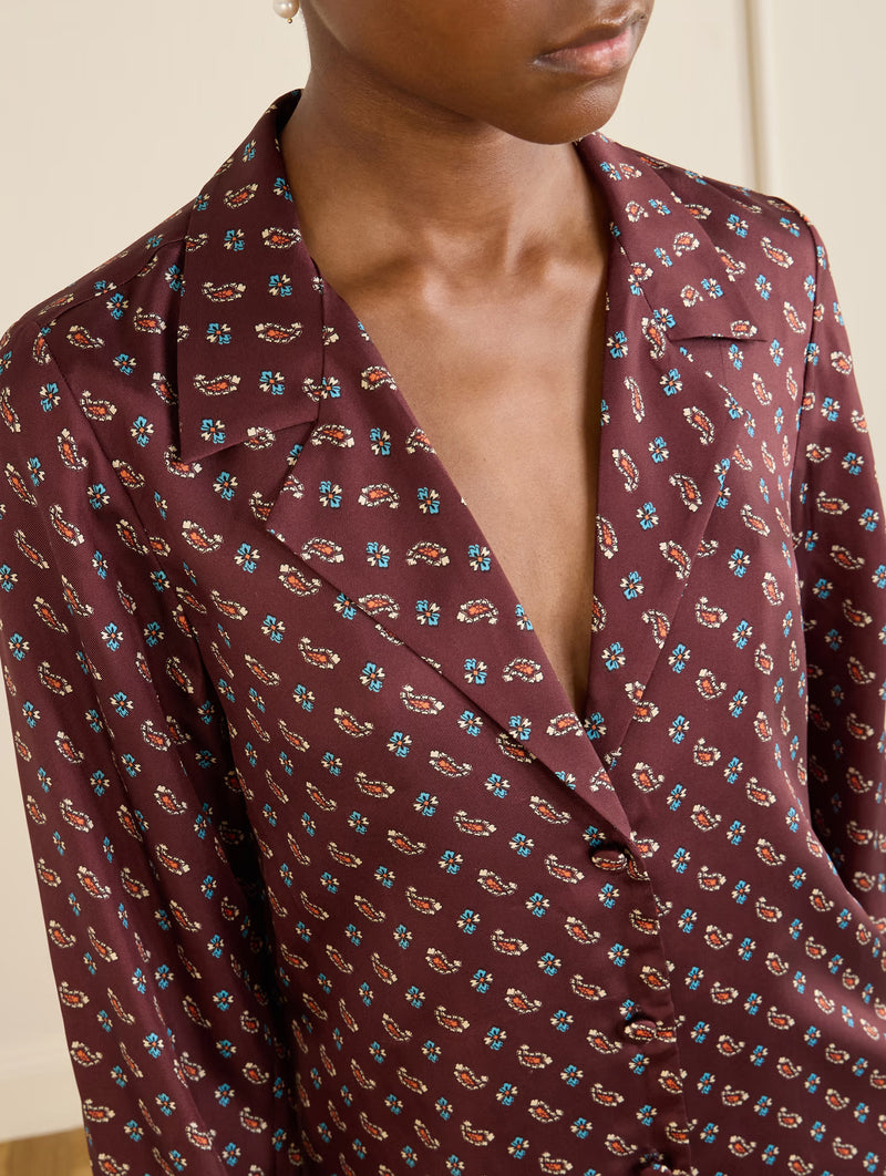 Dorsia Top in Deauville Paisley