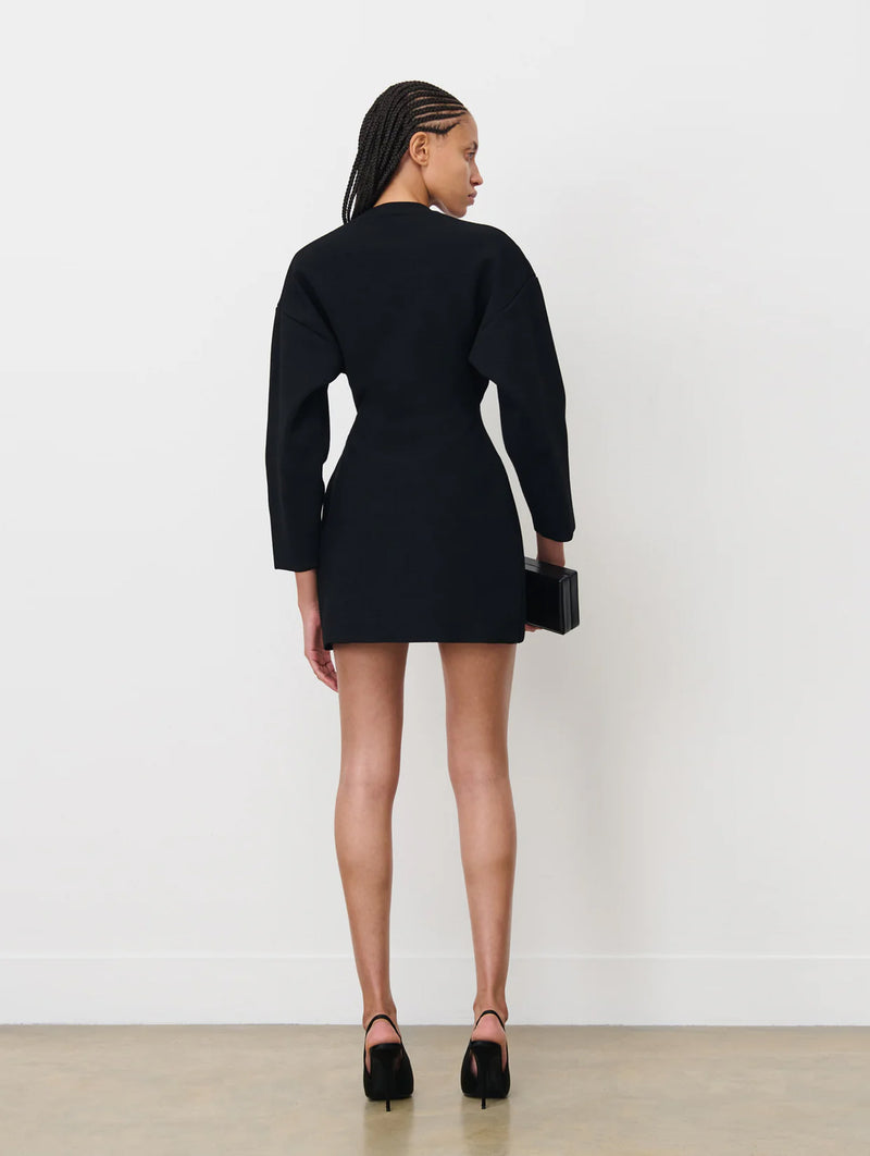 RHW Power Knit Dress in Black