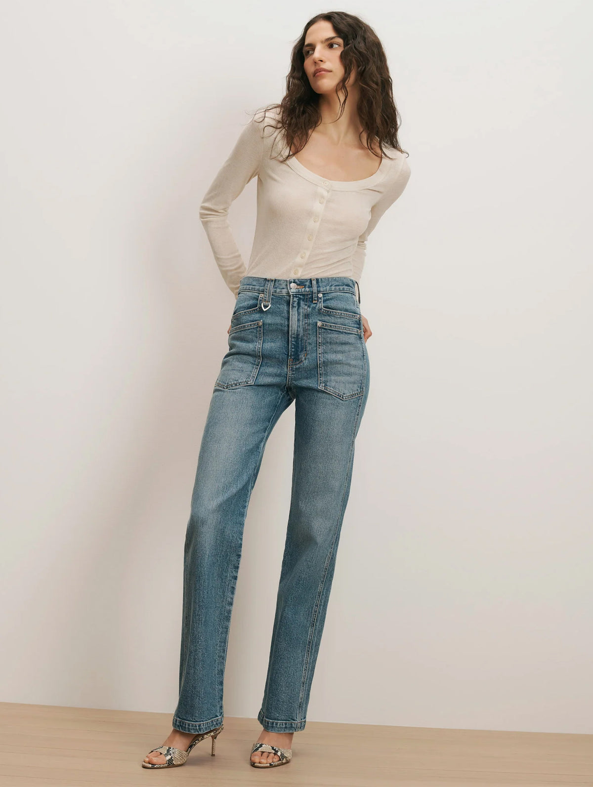 Dylan Straight-Leg Jean in Orbit Glare